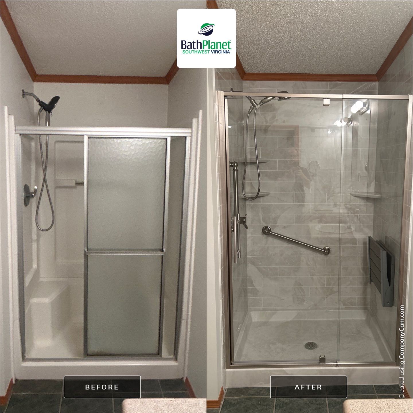 Shower Upgrade by BathPlanet SW Virginia