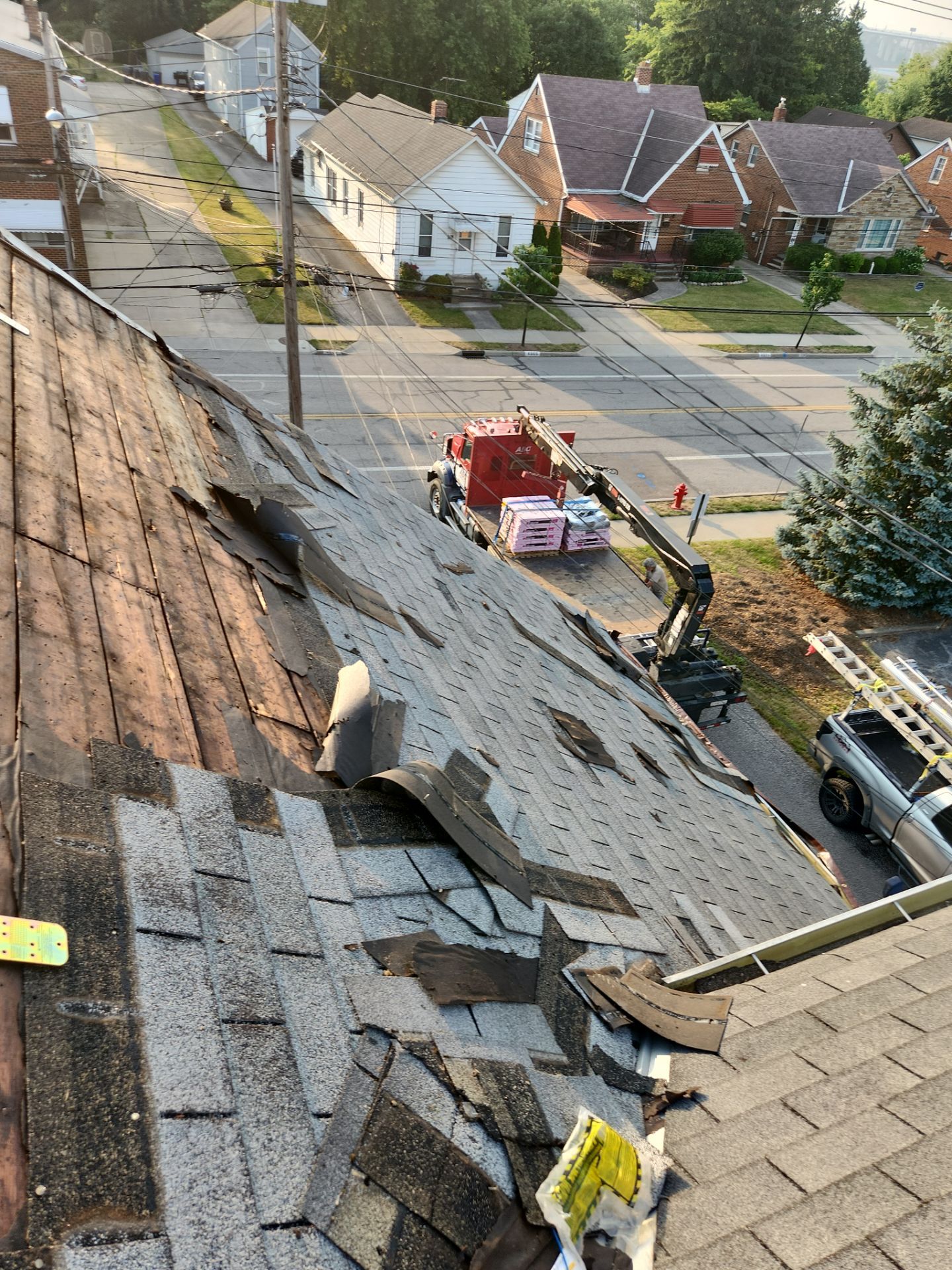 Residential Roof Replacement using Owens Corning Duration, Estate Grey by Absolute Roofing and Construction