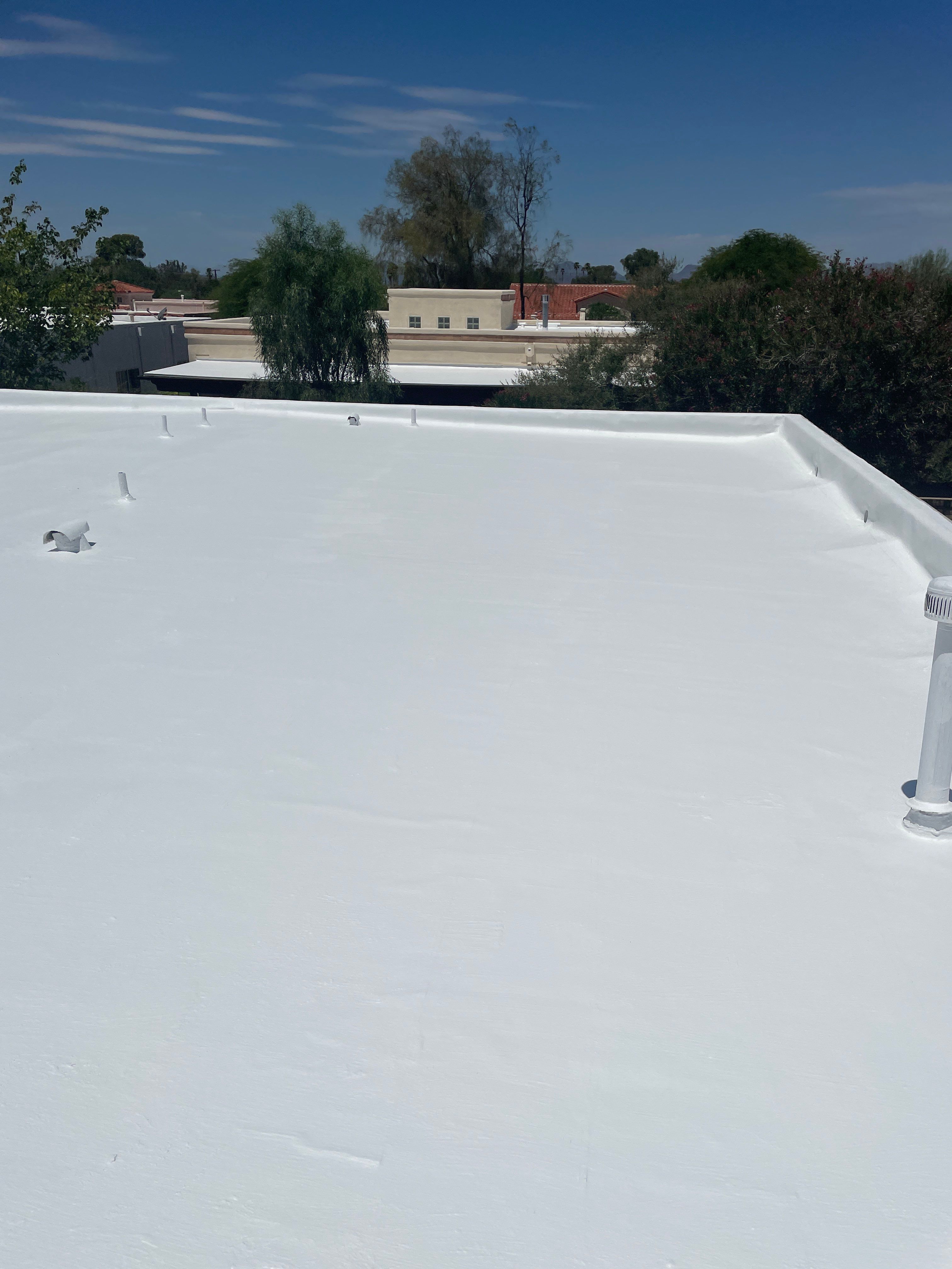 Tucson Residential Roof Restoration with Tile and Elastomeric Coating by West Coast Roofing AZ