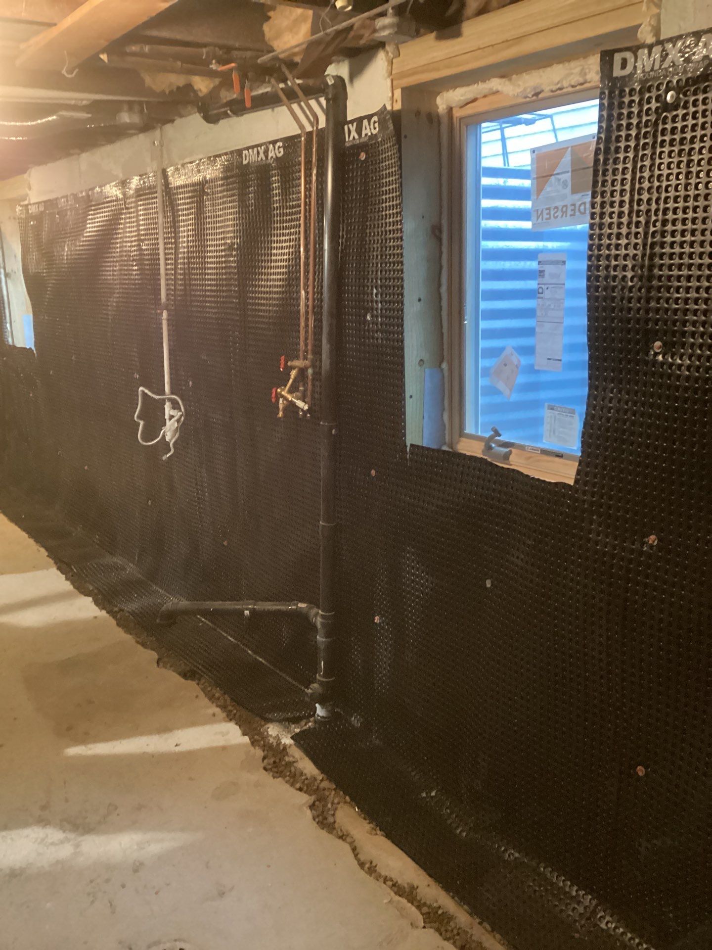 Interior Basement Waterproofing in NE MPLS by Waterproofing Northeast