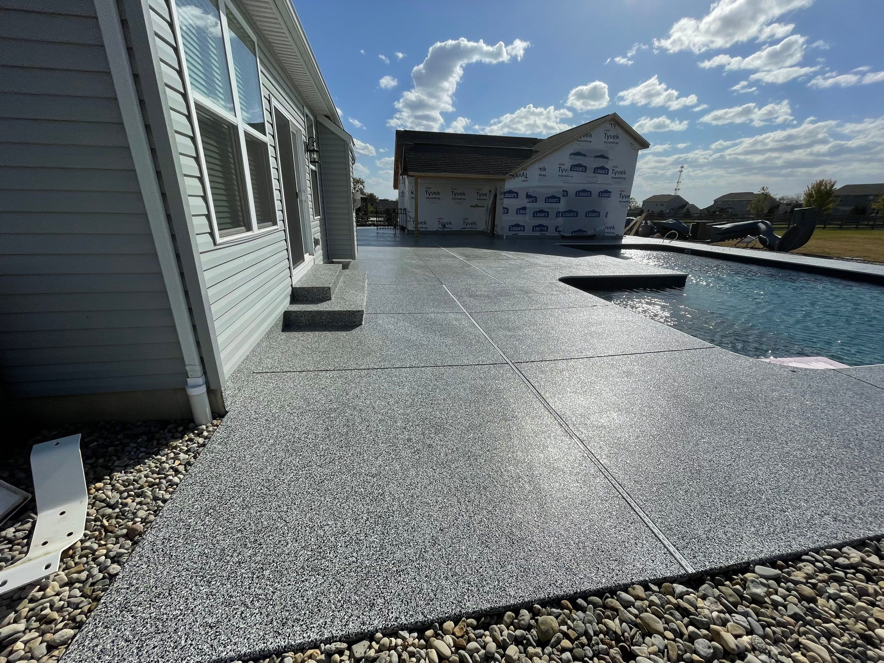 Pool Installation using Domino by Your1DayFloor.com