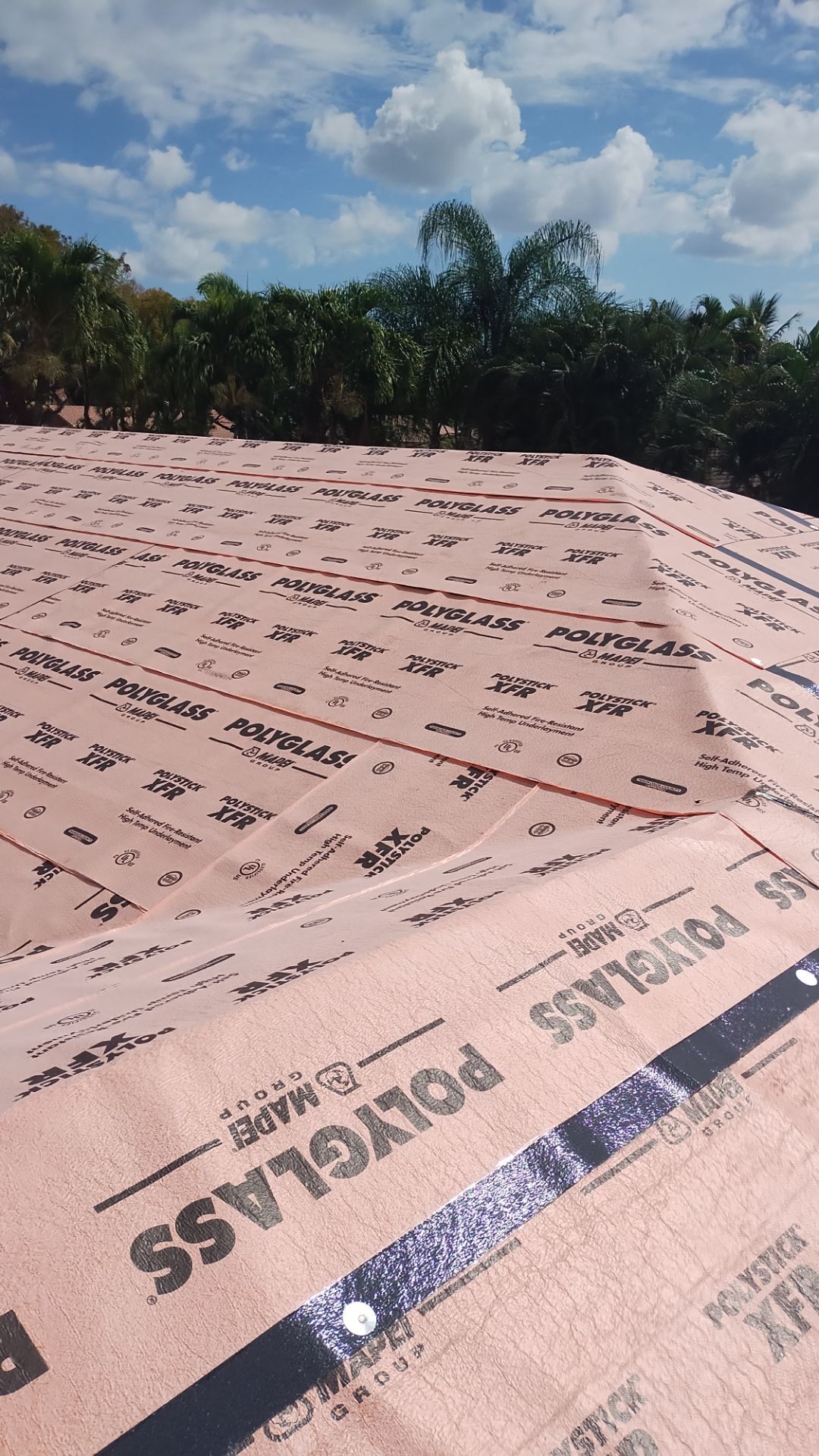 Residential Roofing Installation using 1" Nail strip metal roof by BLUES BROTHERS ROOFING