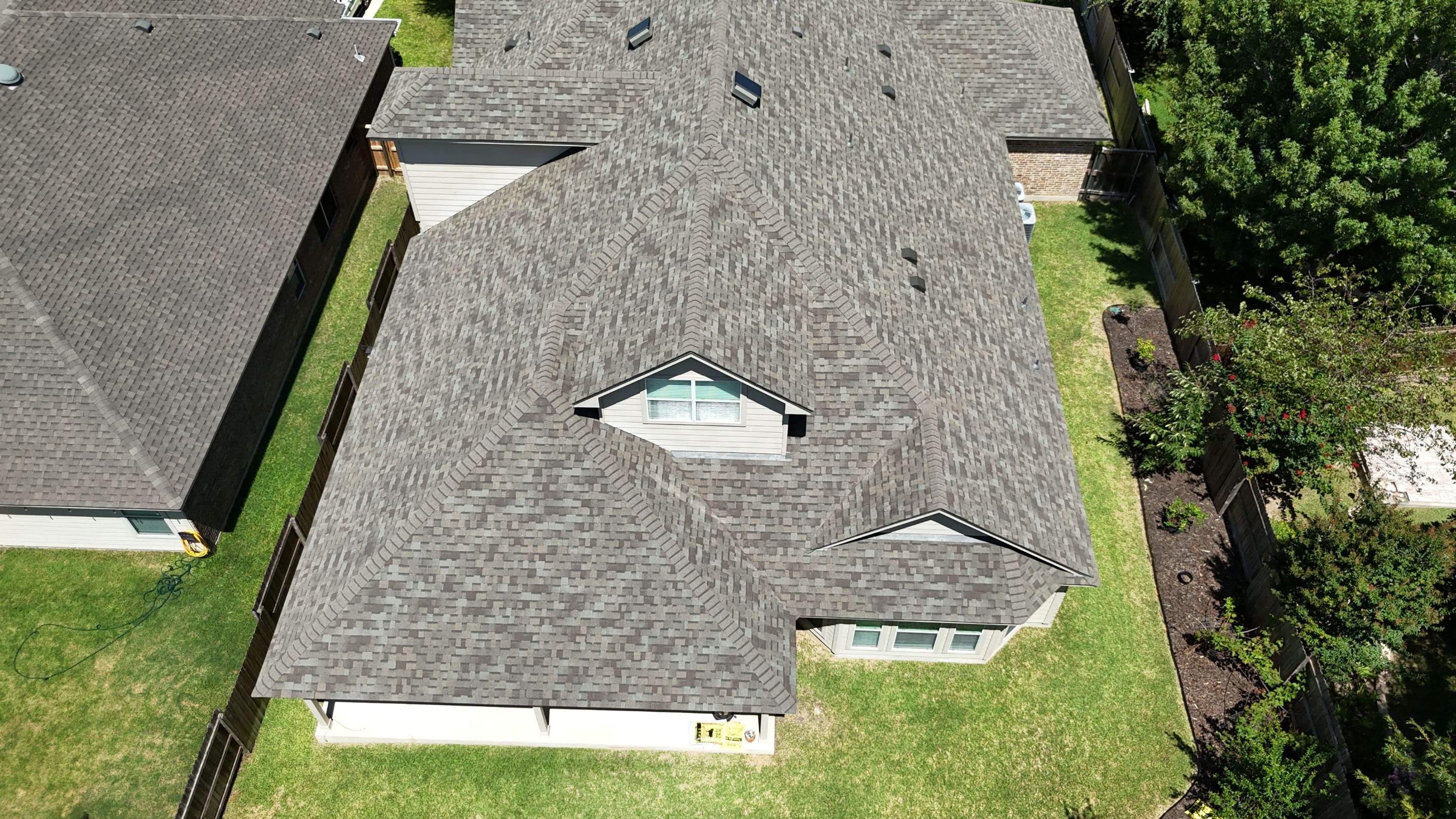 Residential Asphalt Shingle Roof Replacement and Solar Fan Installation by RoofsOnly.com