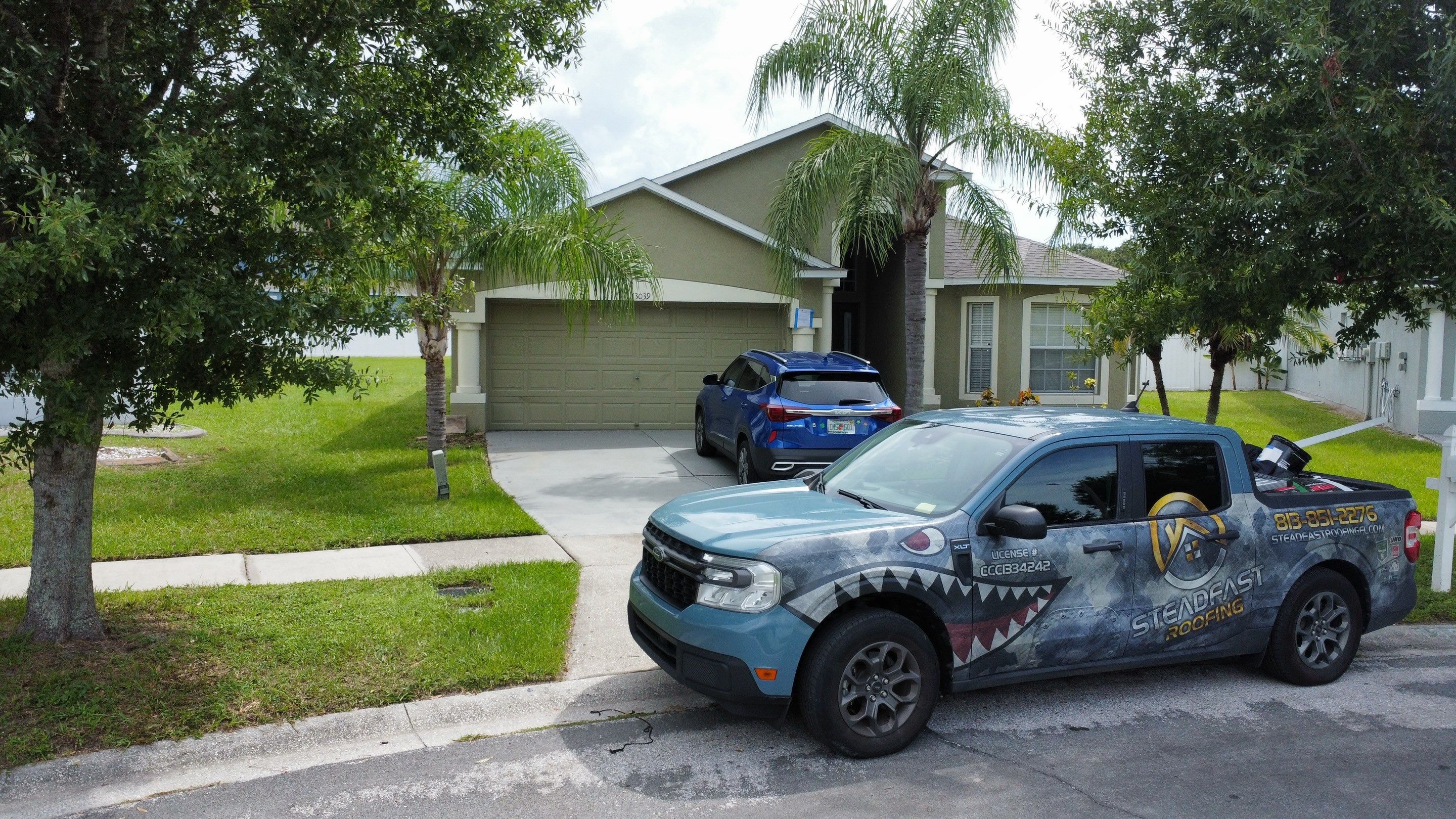 Roof Replacement in Gibsonton, FL. by Steadfast Roofing