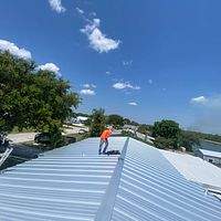 24ga 1" Nail-Strip Mill Finish by Total Roofing System The Metal Roof Experts
