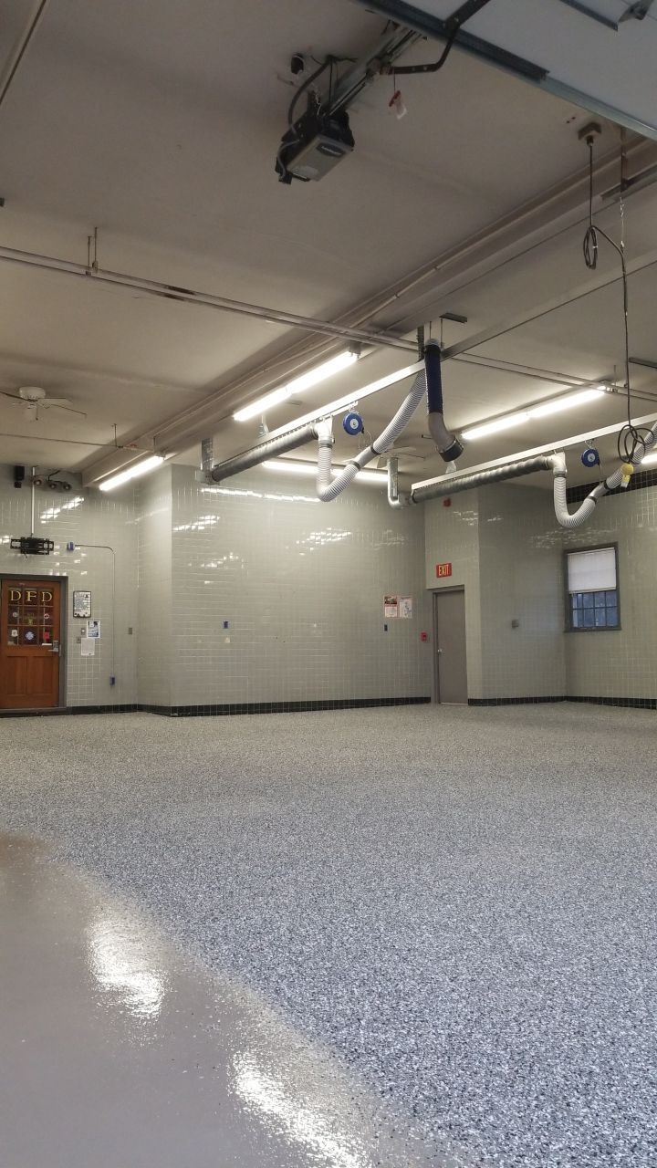 Dover Firehouse with their new Smoke Floor! by Spectrum Painting, LLC