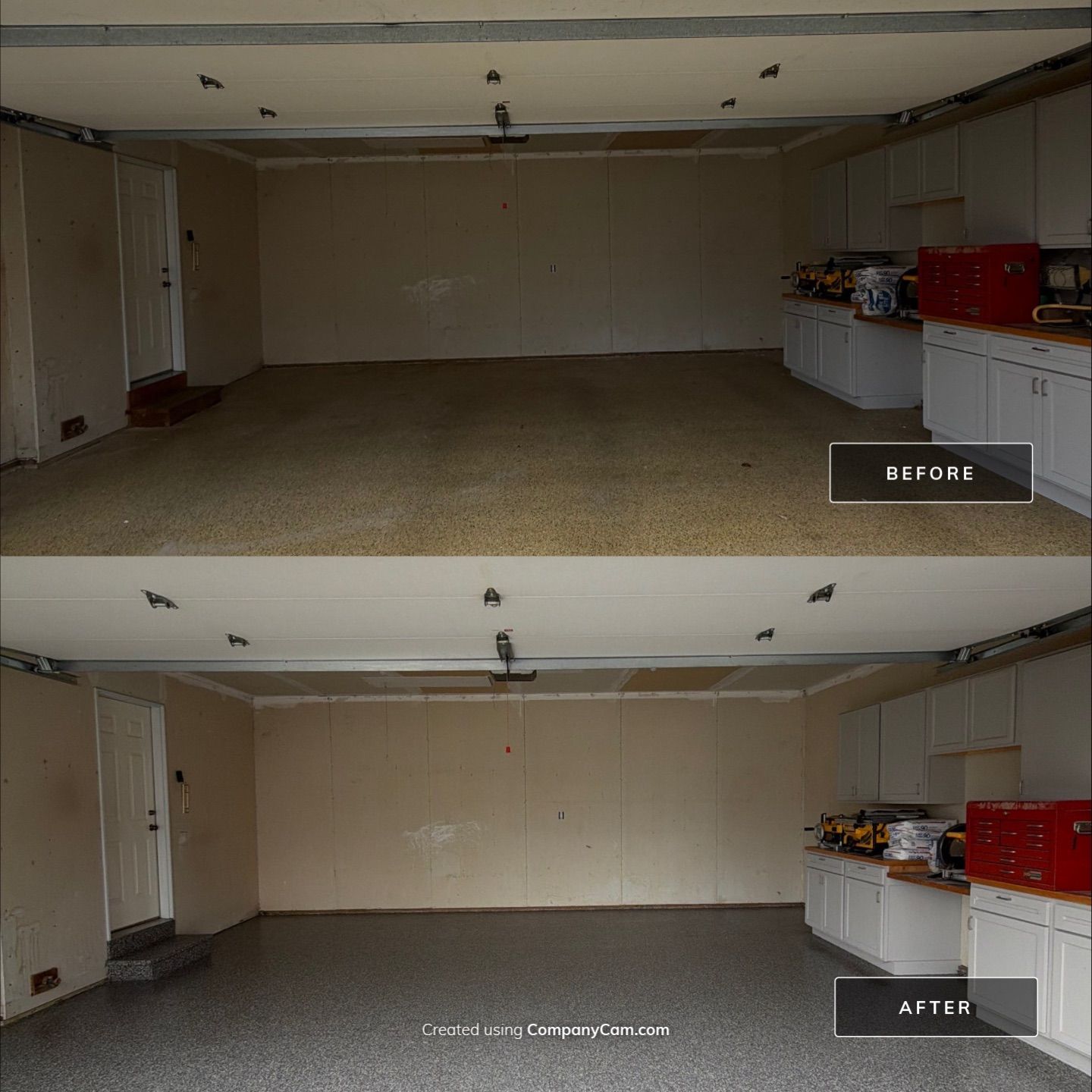 Ames Garage Floor Coating - Epoxy Replacement by Revival Concrete Coatings