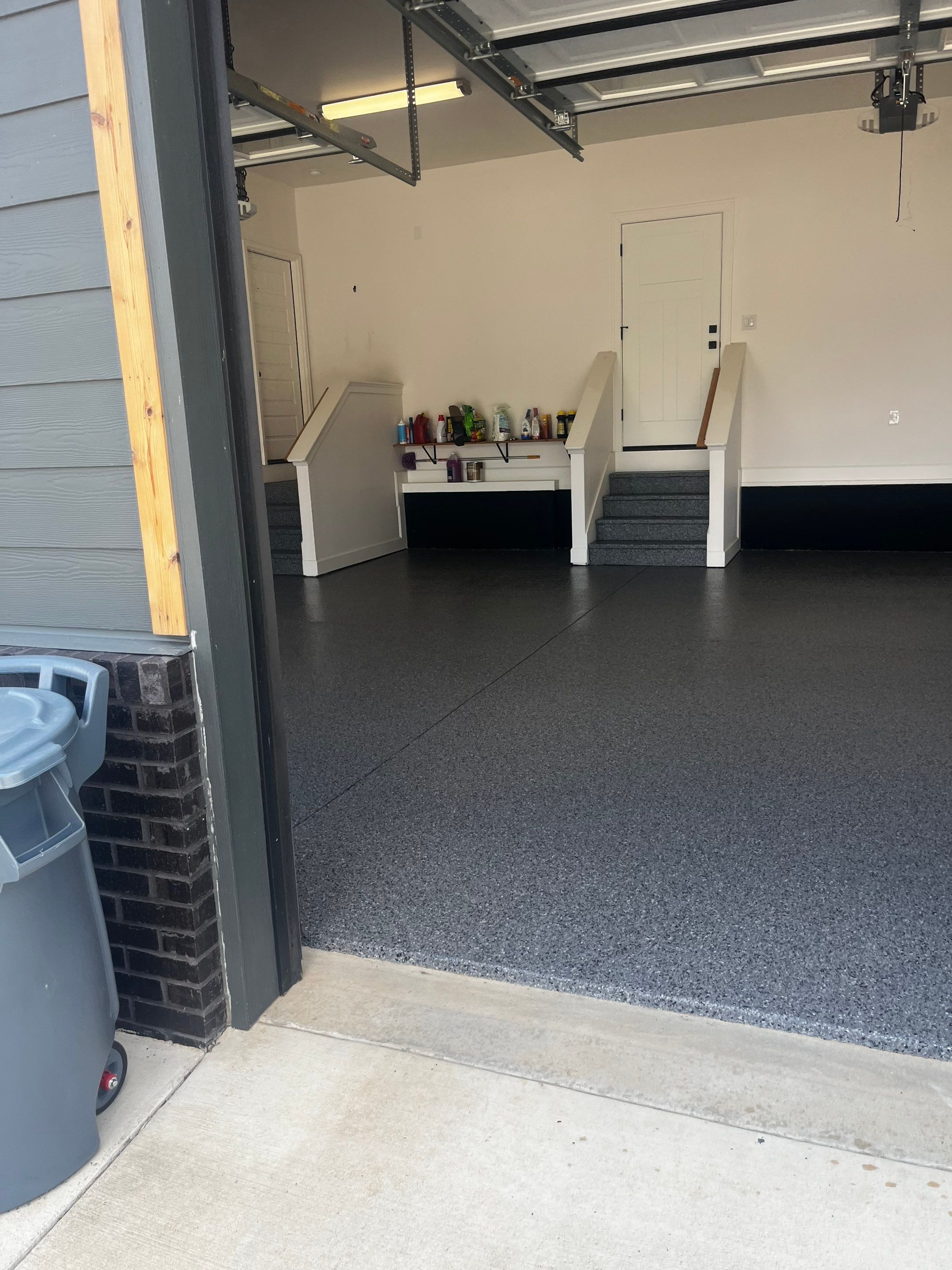 Garage Floor Coating using Nightfall by My Garage Floor Guys