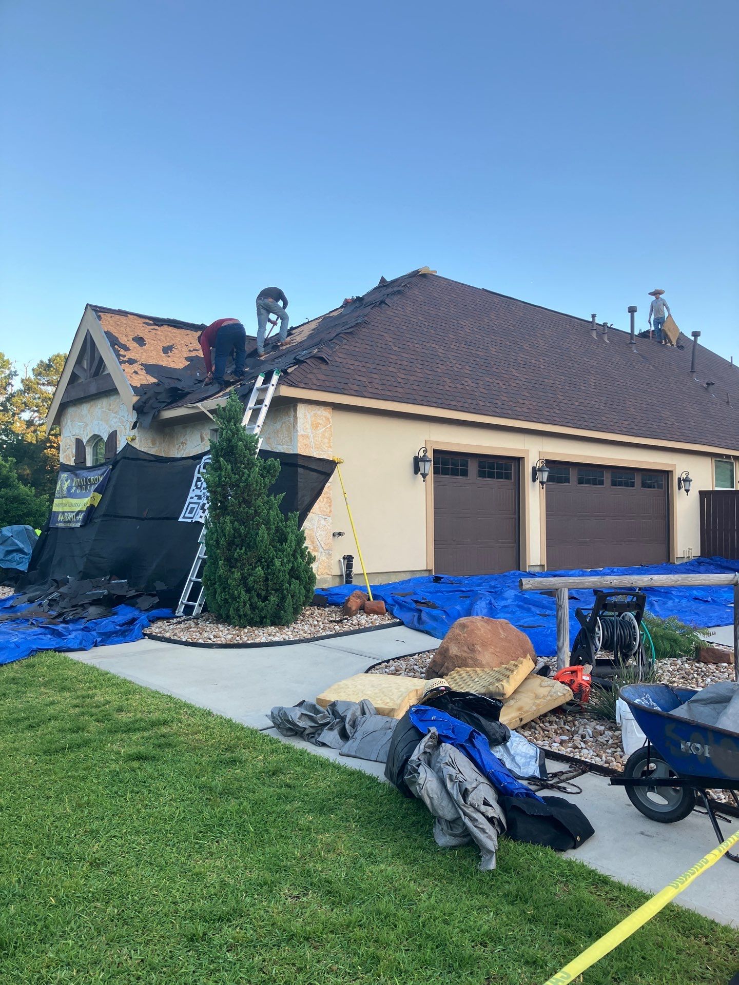 Project in Magnolia by Royal Crown Roofing 