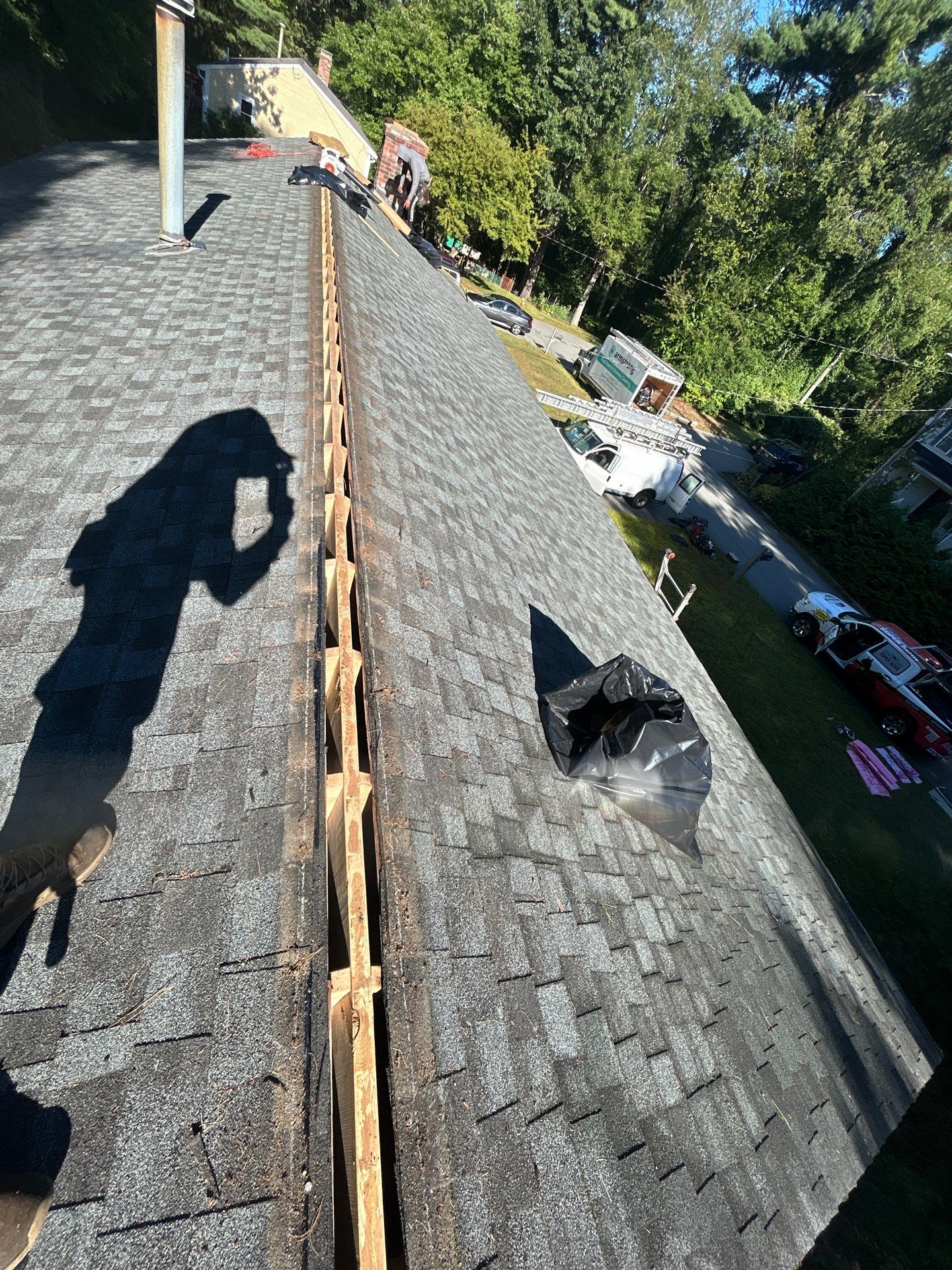 Tewksbury Attic Ventilation Upgrade with Chimney & Pipe Boot Reflashing by Mighty Dog Roofing of Greater Middlesex County