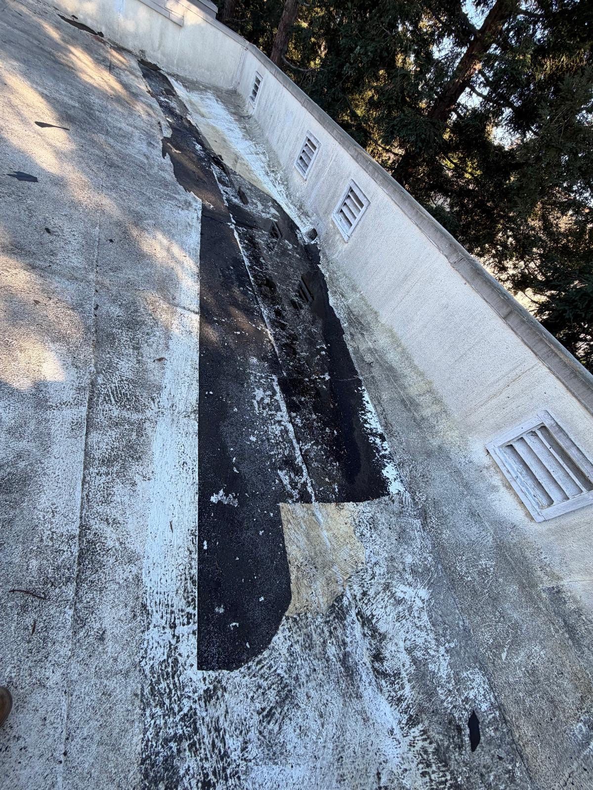 Roof Top Boiler Room and Roofing Repairs by Anza Builders, Inc. 