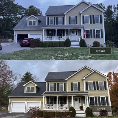 Litchfield, NH Roof Replacement With Owens Corning Onyx Black Shingles