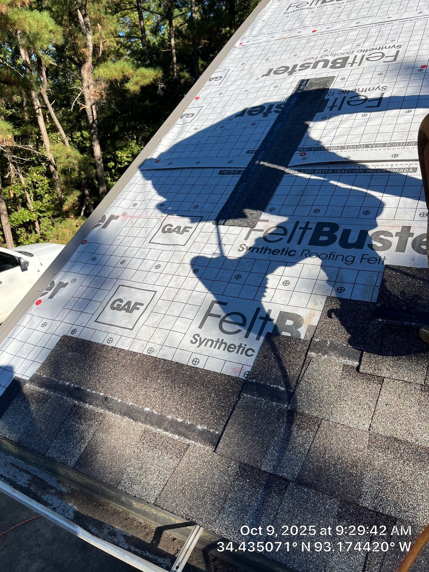 Full Residential Roof Replacement with GAF Timberline HDZ Shingles in Hot Springs by Temple Roofing and Exteriors