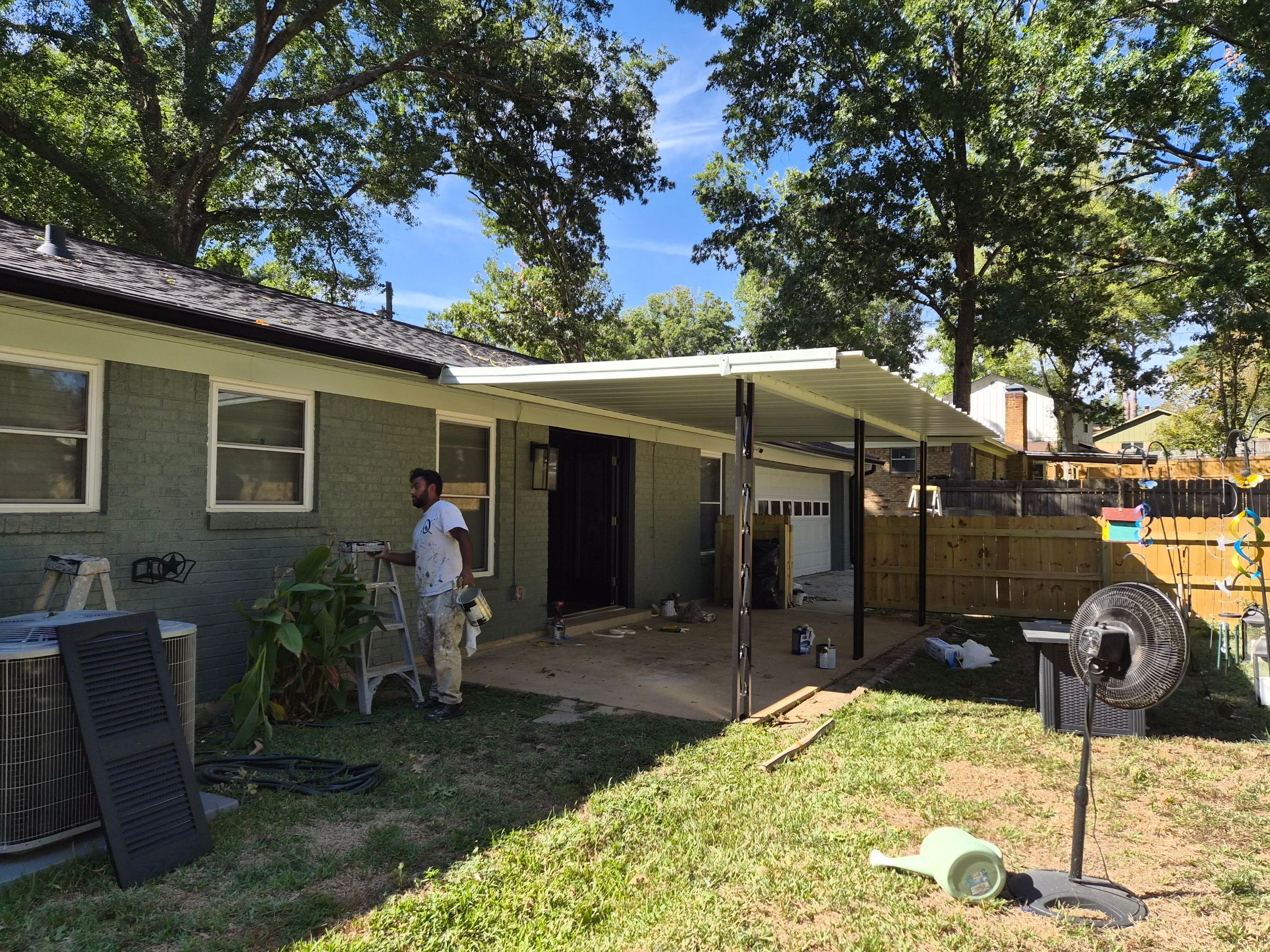 From Basic Brick to Bold Sage Green in Tyler, TX! Quality Coats Painting by Quality Coats Painting