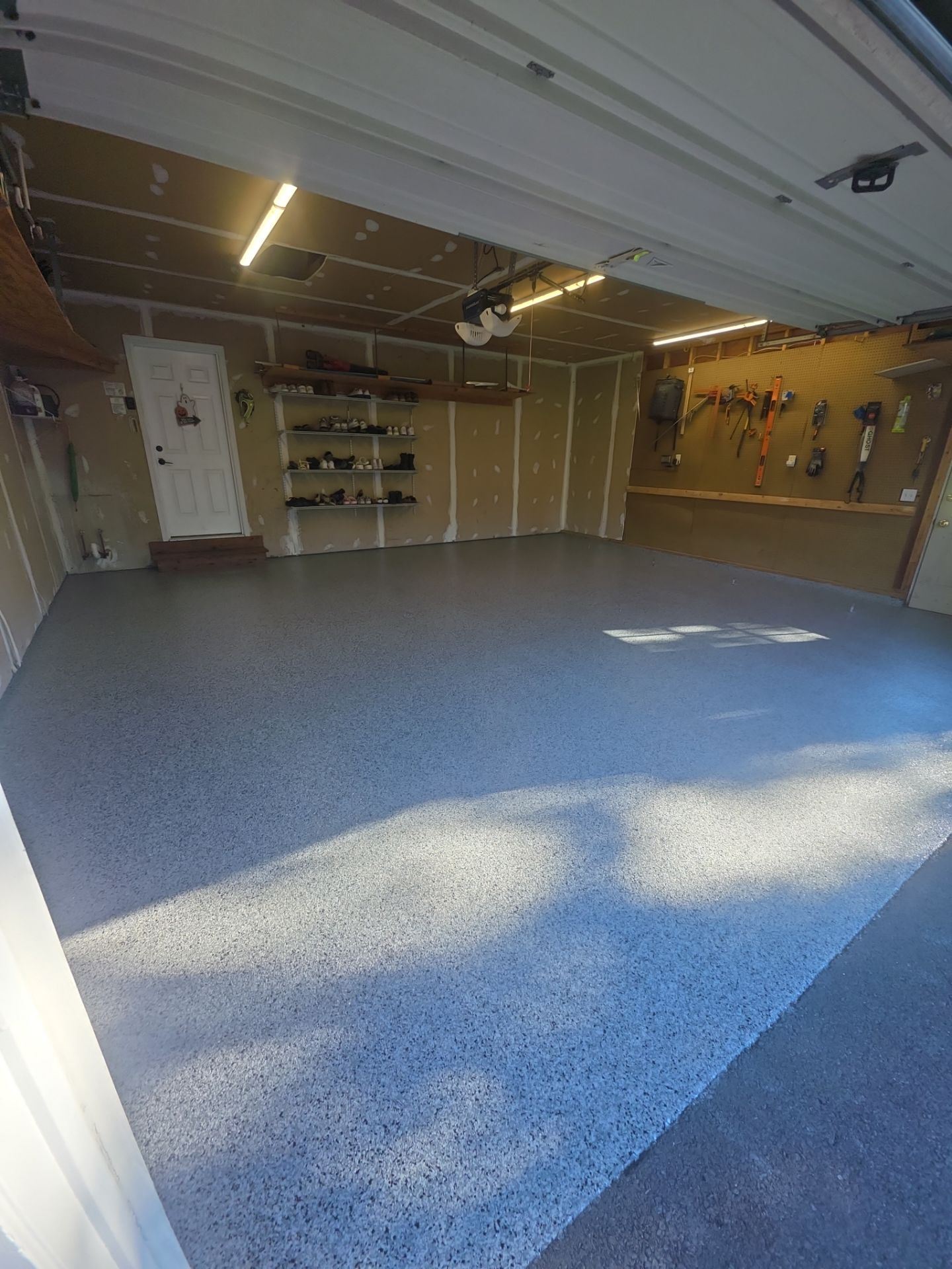 Vintage Silver Spirits Garage Coating by NG Masonry & Construction LLC