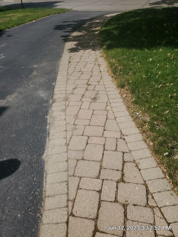 brick paver repair, clean and seal using Surebond SB-1300 by Northern Power Washing LLC.