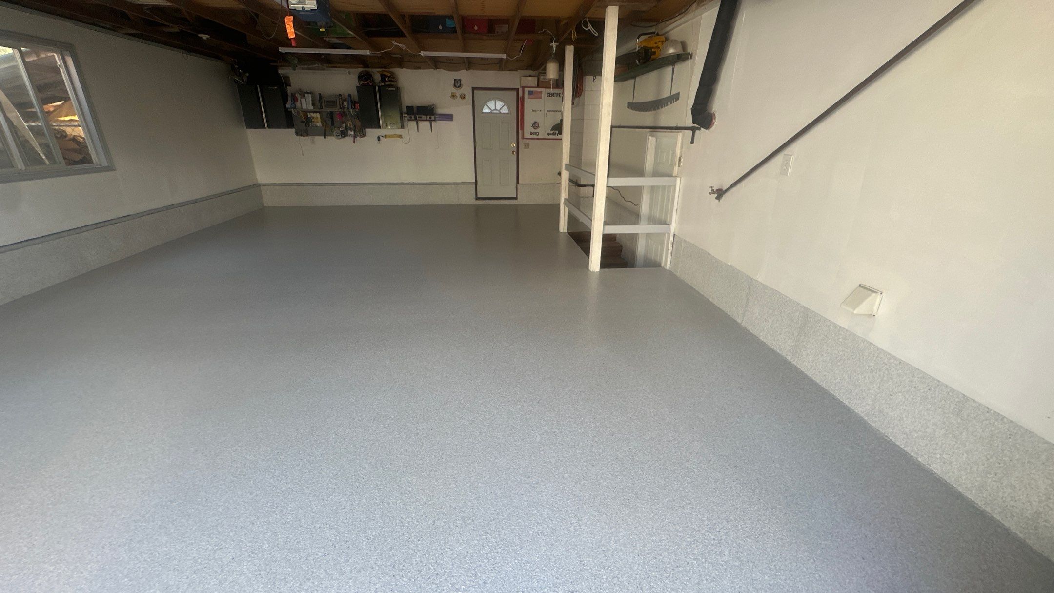 Garage Remodel using Ash Hybrid by Croc Coatings, LLC