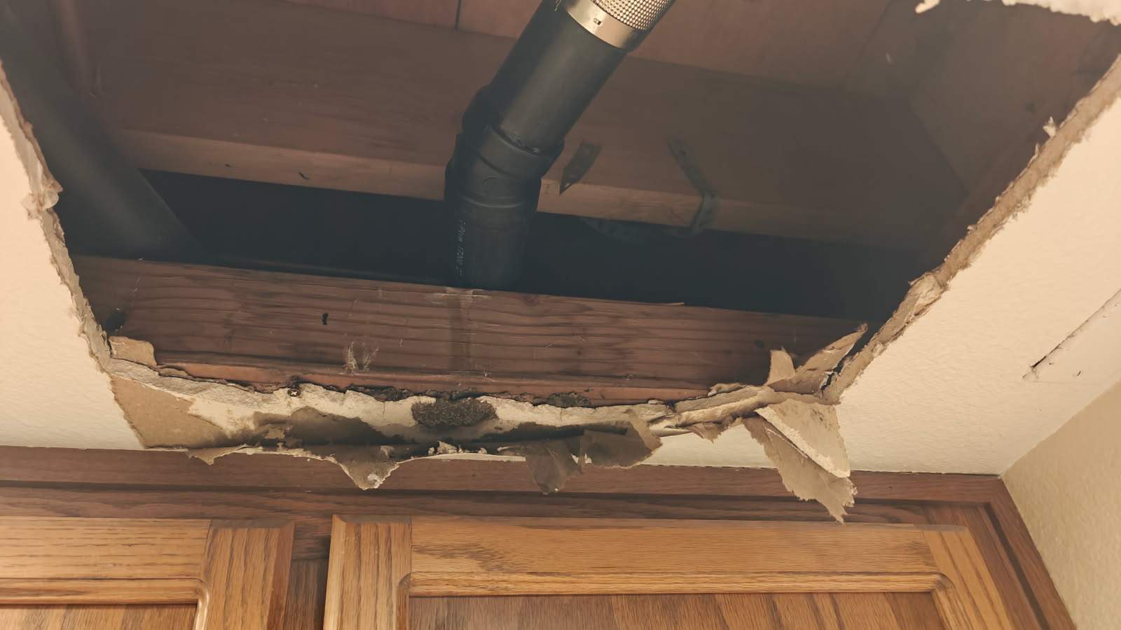 Ceiling Drywall Repair by Equipped Painting