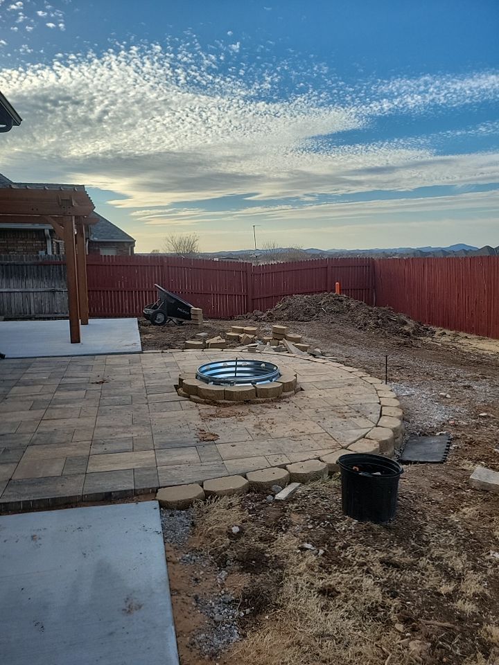 Outdoor kitchen by Clays Services Inc
