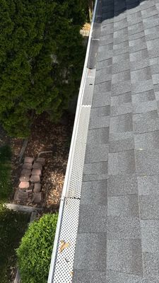 Turtle Shell gutter protection installation in Naperville, IL 60565, photograph 7