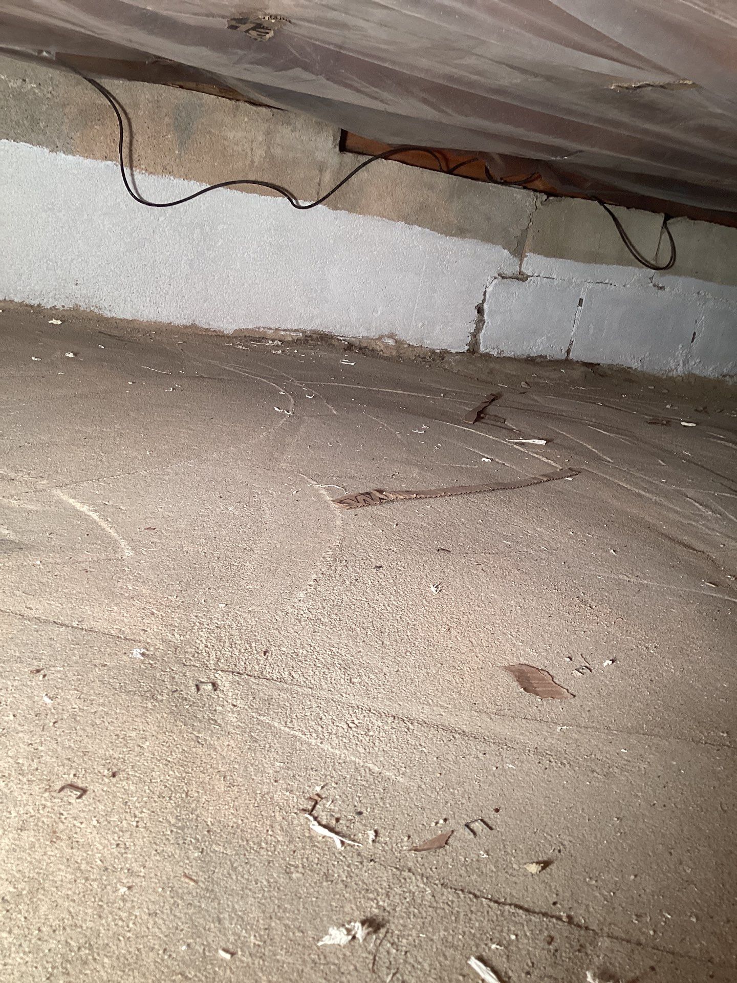 Crawlspace cleaning by Newhouse Restoration