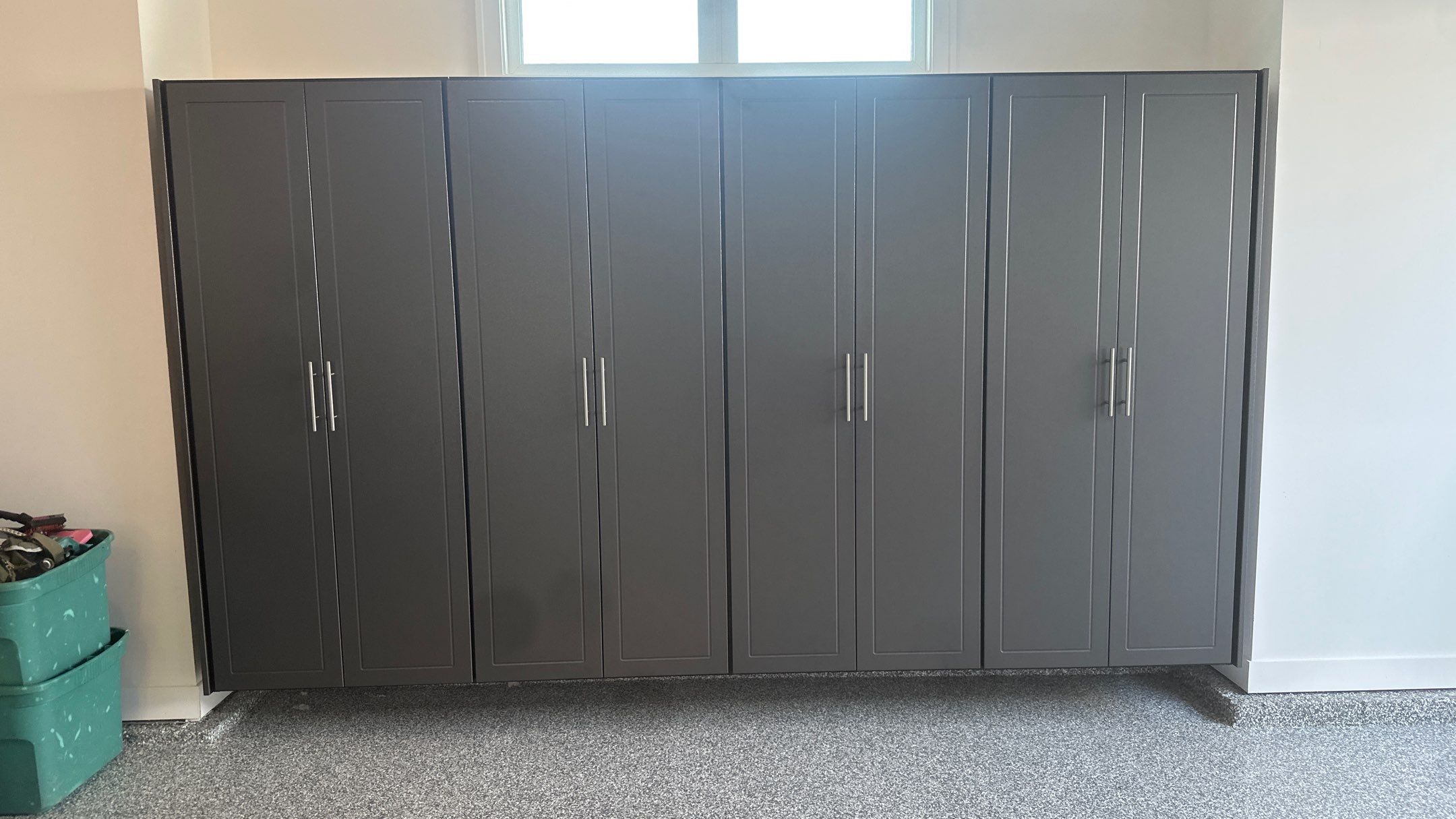 John B upgraded his garage with cabinets and Banner Garage Floor by Banner Garage