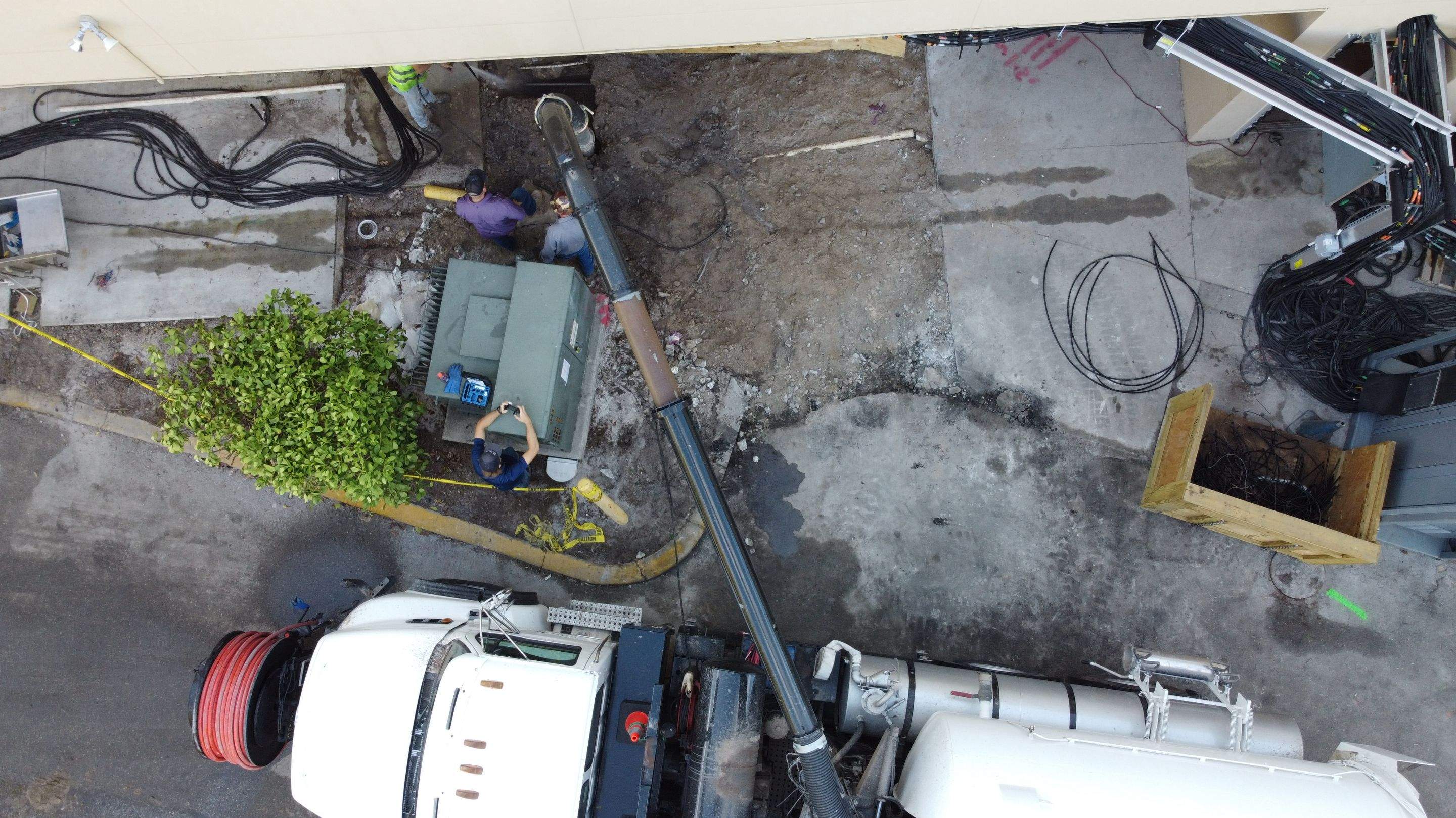 Ritz-Carlton North Service Road Daylighting by Don Mar, Inc. Storm Water Solutions