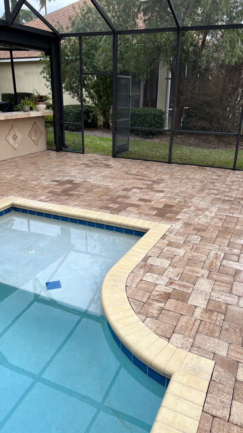 Pool Deck using Concrete Sealant by DuraSeal