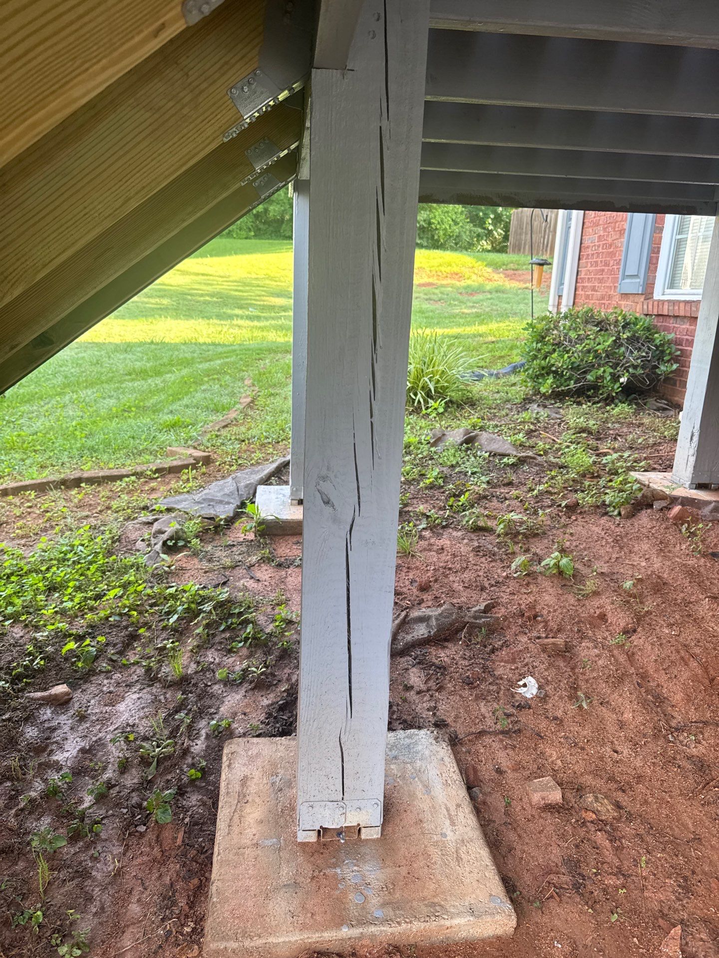 Modern Front Entry Deck and Staircase Renovation in Douglasville by Swift Home Renovations