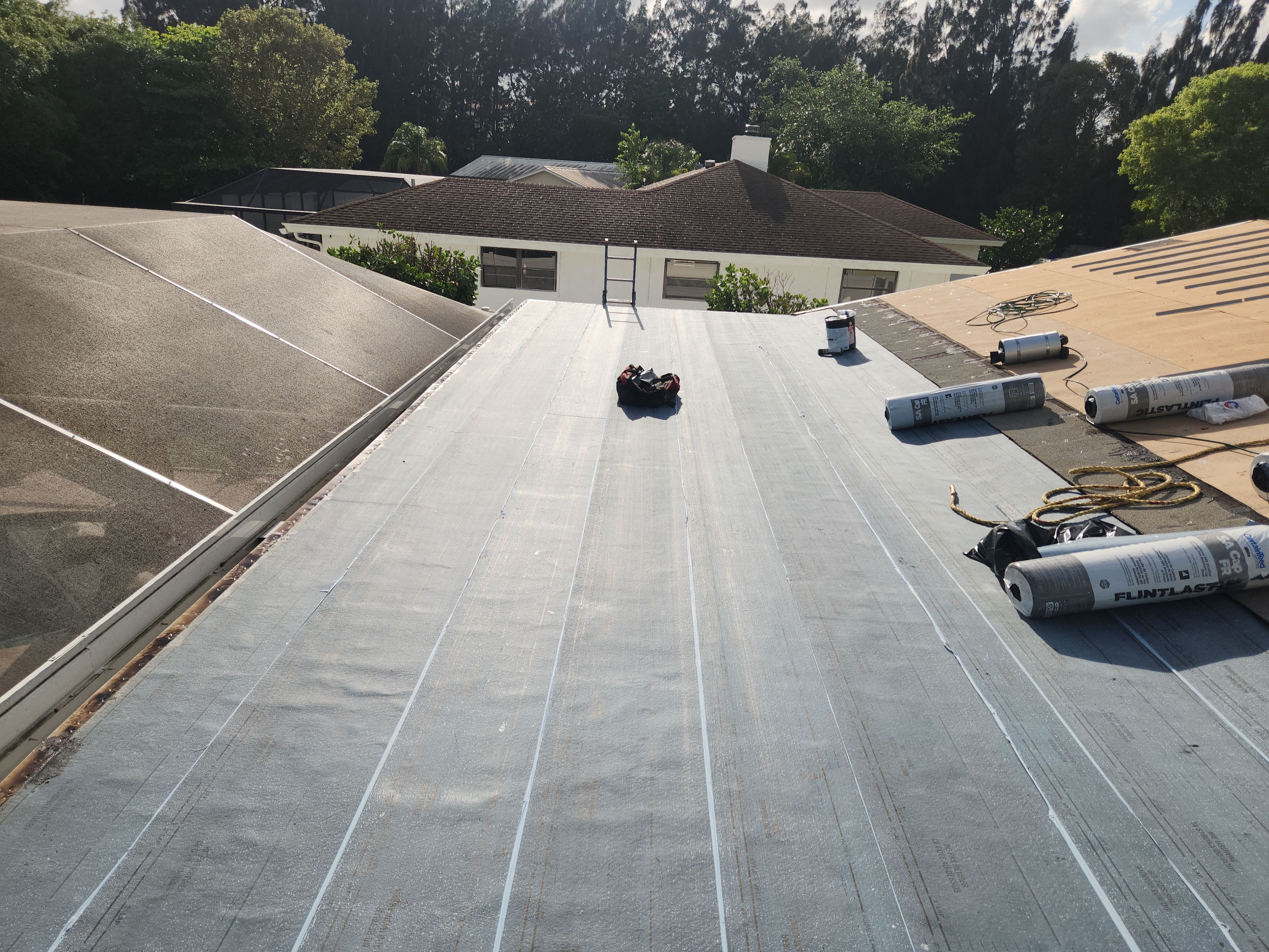 Flat Roof Replacement and Fascia Repair in Margate by Aastro Roofing