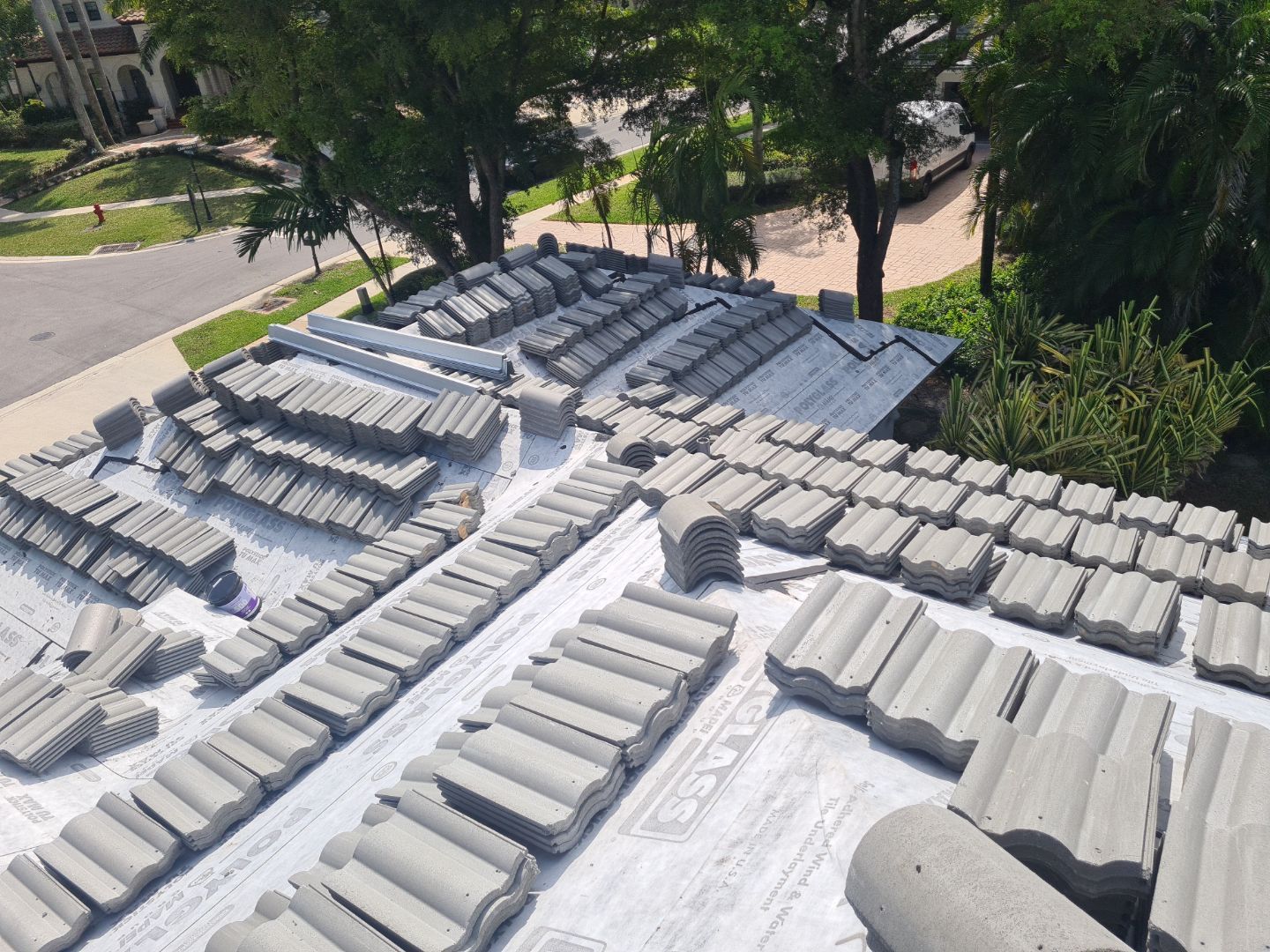 Residential Roofing Installation using Eagle Roofing Tile by BLUES BROTHERS ROOFING
