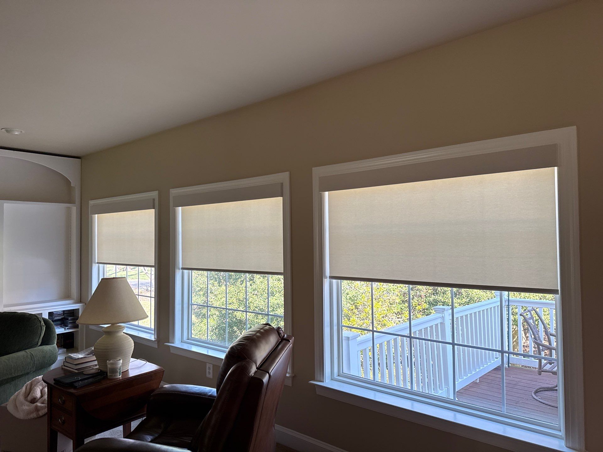 Roller Shade Project in Huntingtown, MD by Southern Maryland Custom Blinds