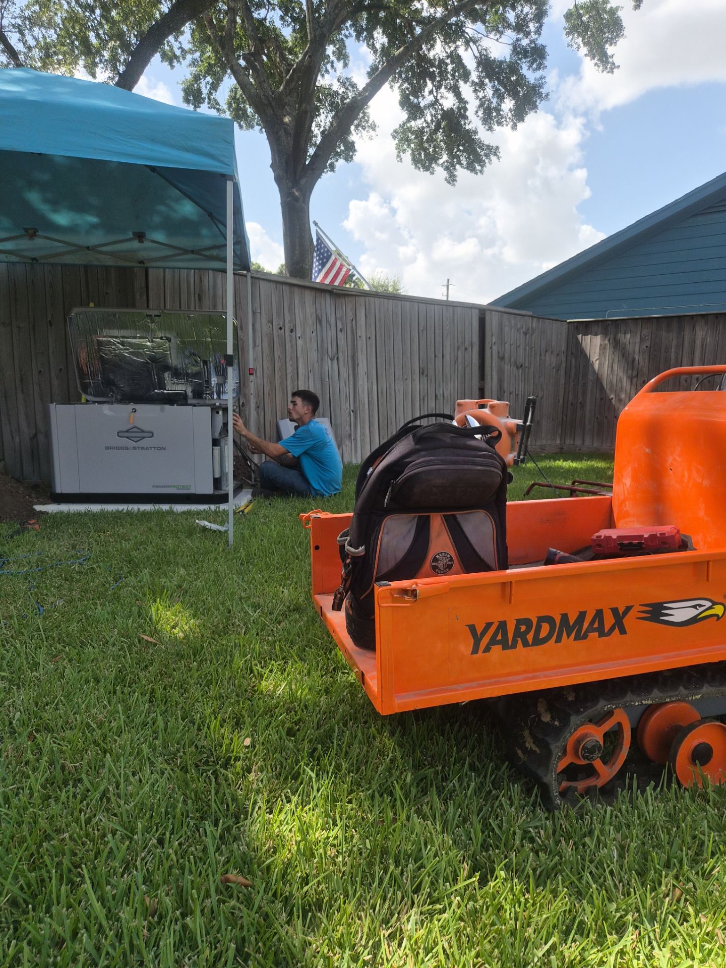 Briggs & Stratton PowerProtect Standby Generator Installation in Deer Park, Texas by GenTex Elite Services