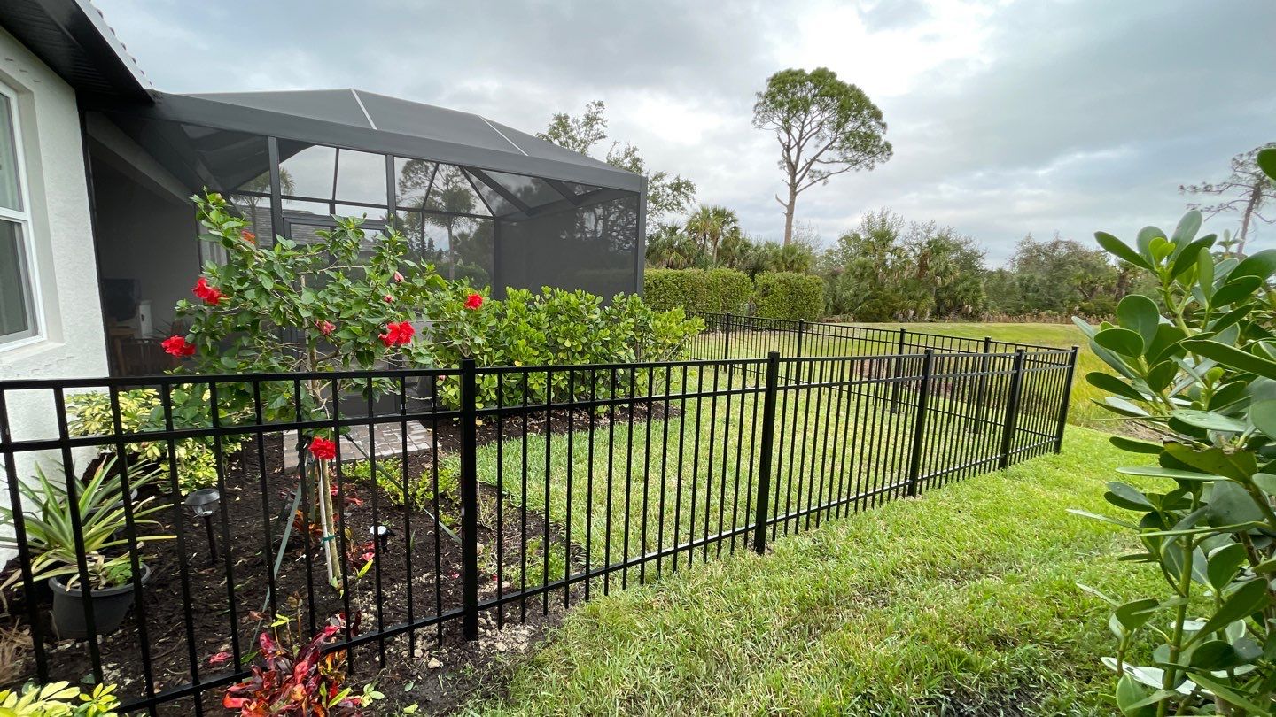 Aluminum Fence Installation using 3 Rail Aluminum Fence by Asap fence and gates, LLC