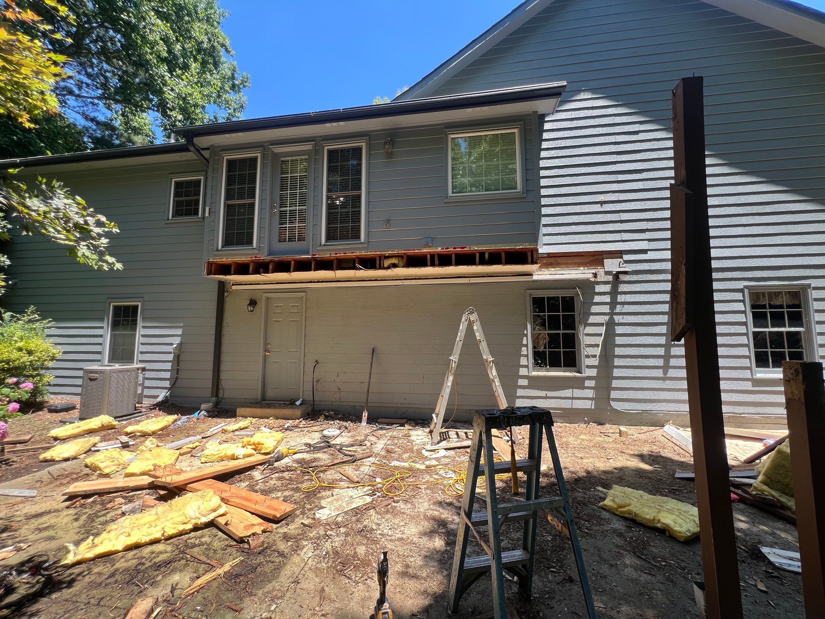 Pressure-Treated Wood Deck Replacement and Staircase Installation in Kennesaw by Swift Home Renovations