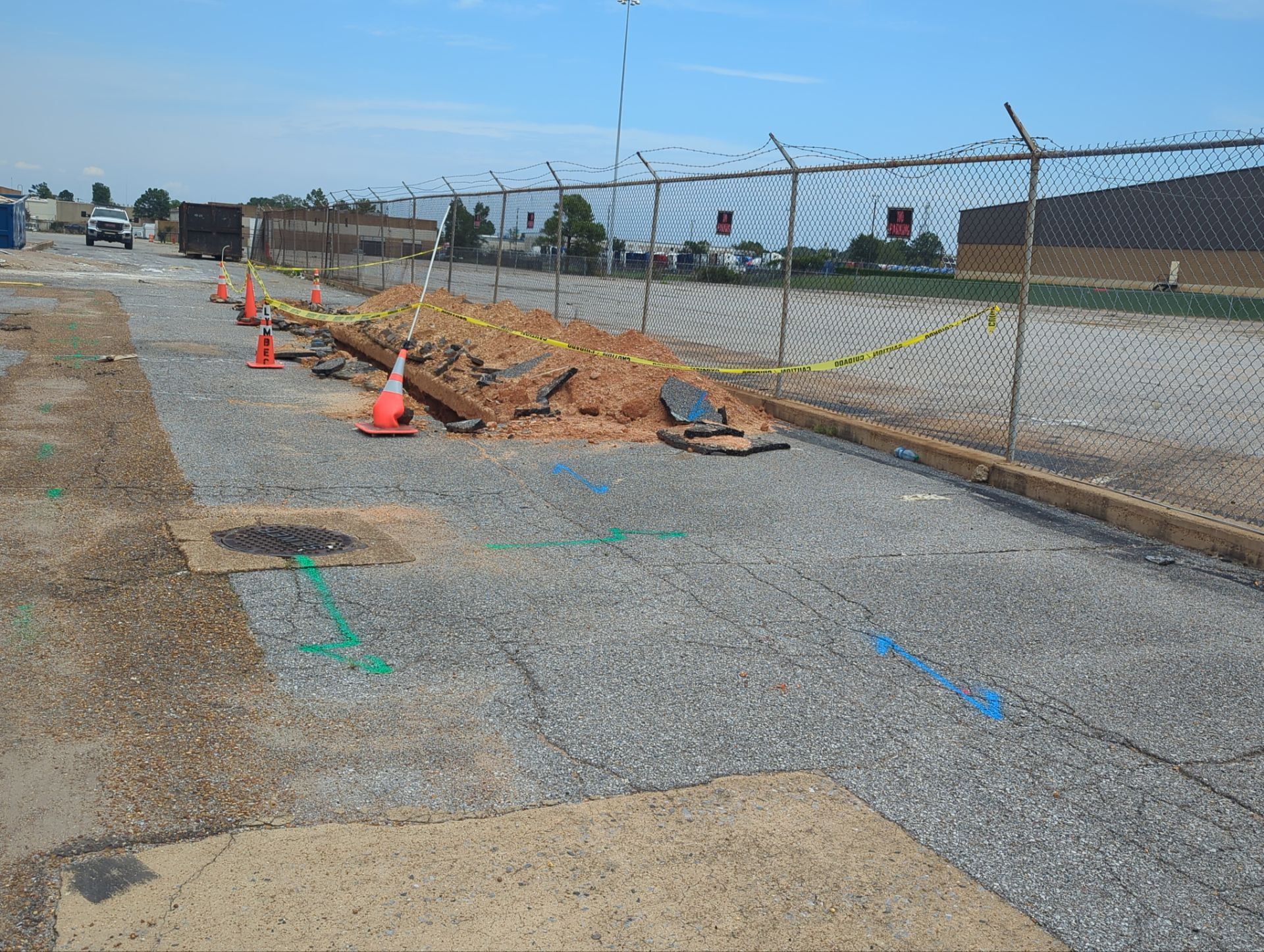 Comprehensive Utility Mapping and Ground Marking at a Memphis Industrial Site by Alsip Locating Service, LLC