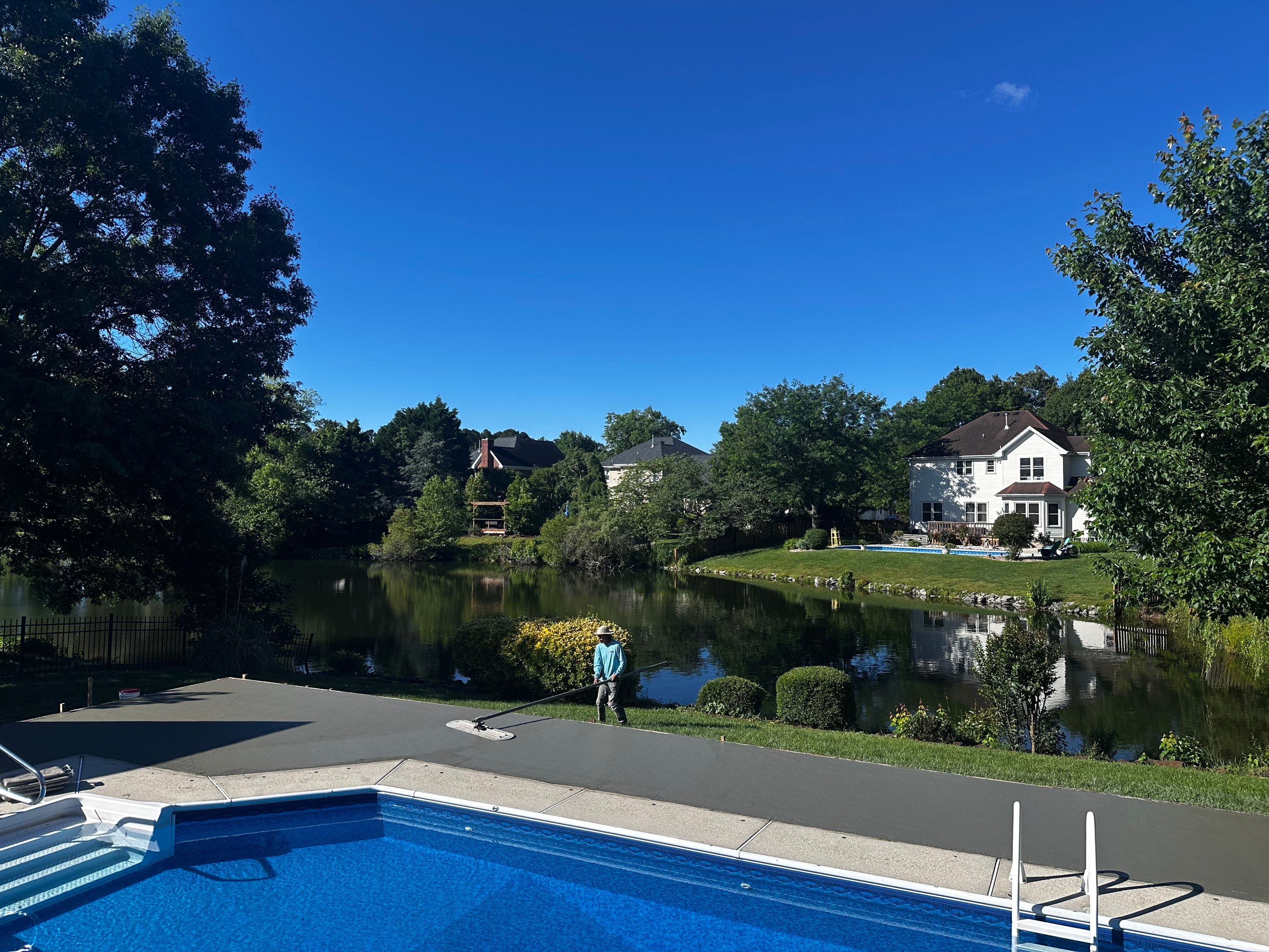 Project in Virginia Beach by Sam The Concrete Man Virginia Beach