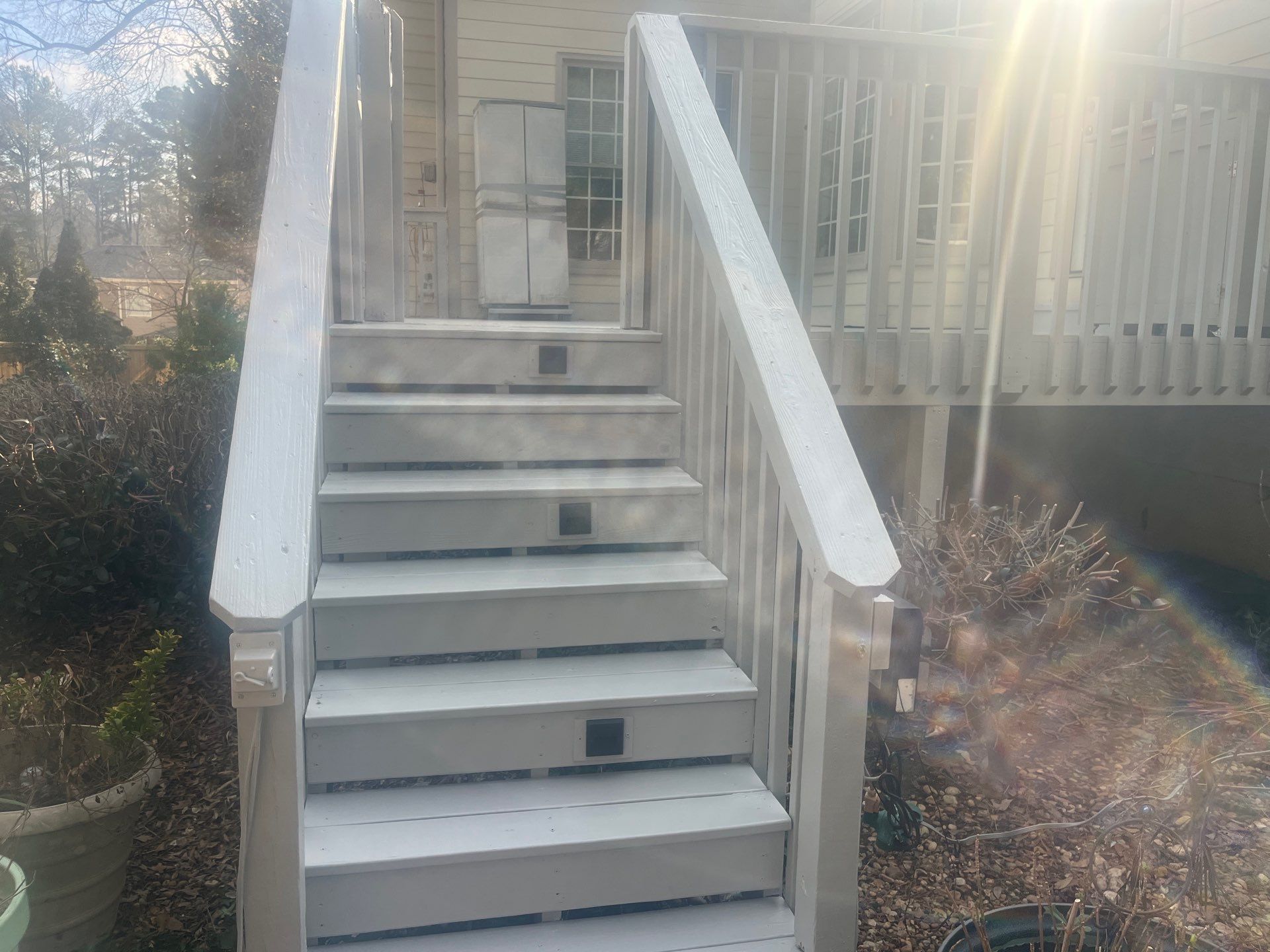 Deck Stain using Sherwin Williams Self Priming SuperDeck SOLID Stain by Nelson Exteriors 