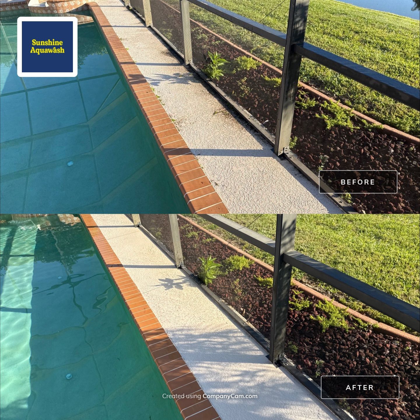 Driveway, Pool Deck & Lanai Cleaning – Heritage Harbour Golf Club, Bradenton, FL by Sunshine AquaWash