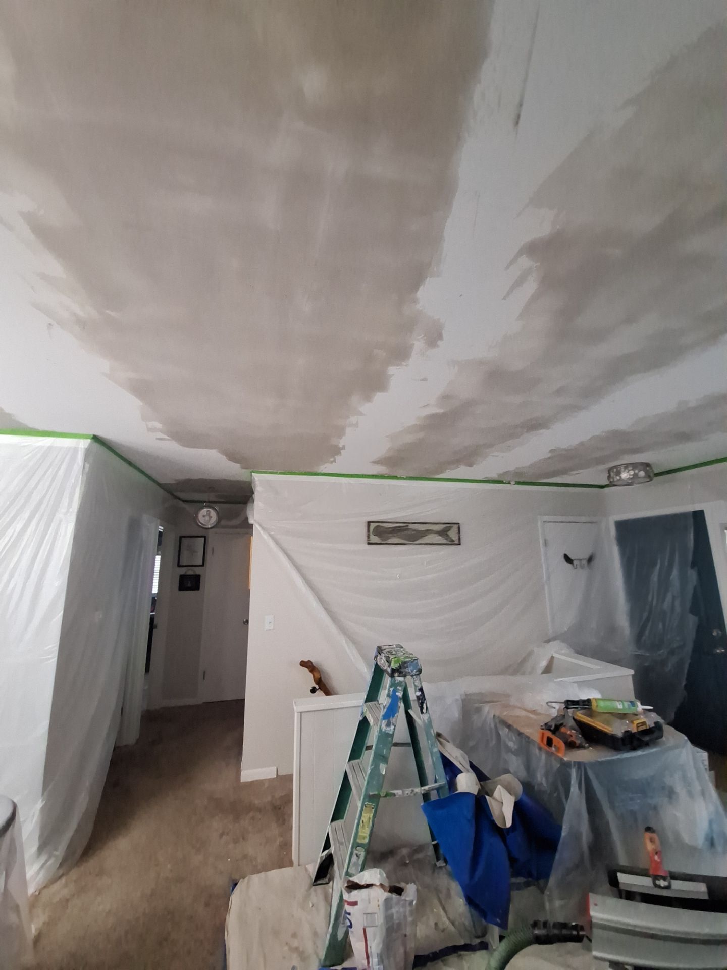 Ceiling Seam Repair & Full Ceiling Repaint | Muskegon, MI by Gordon Painting