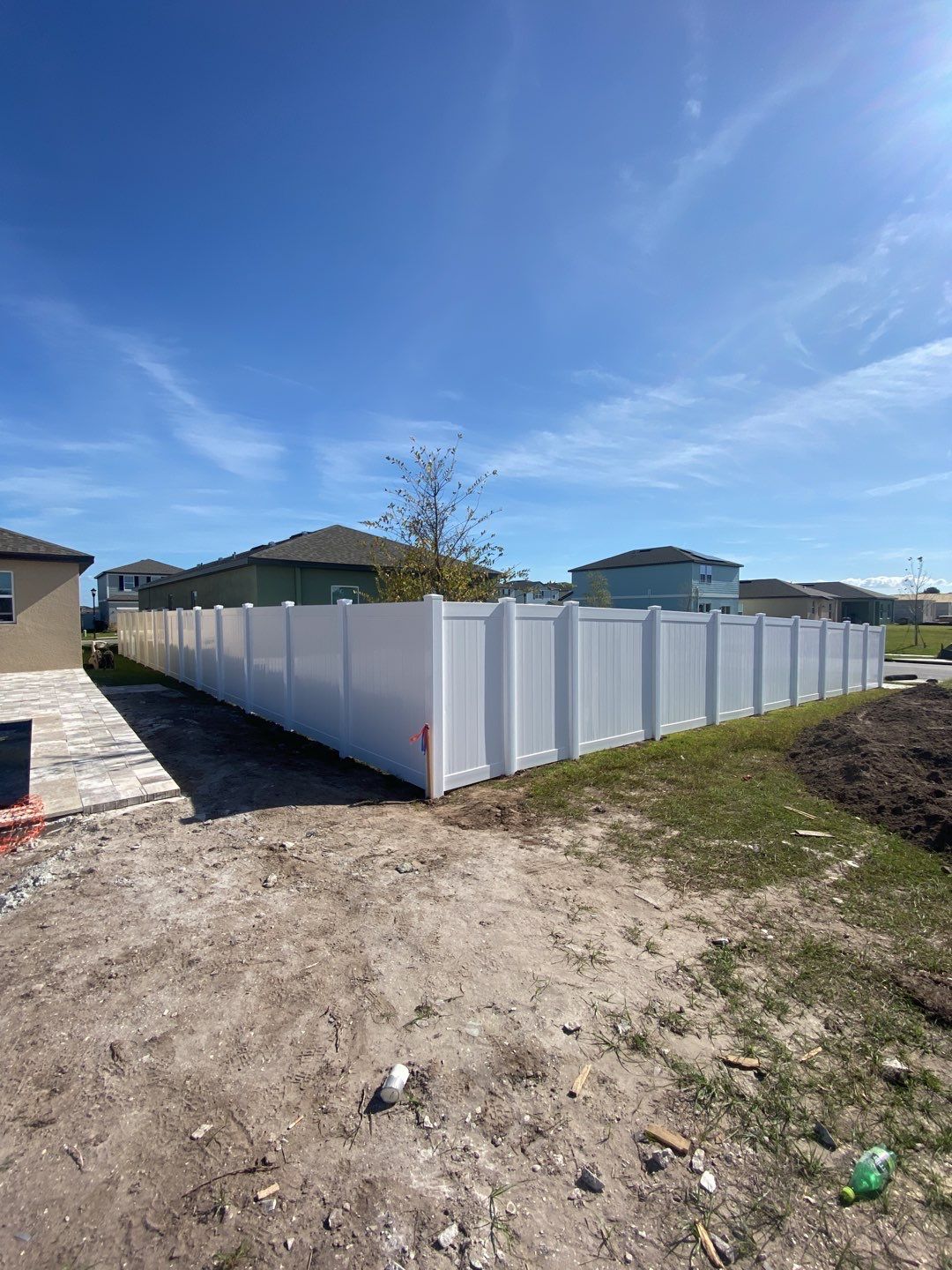 Ruskin, FL  6 ft. Tall White Vinyl Privacy Fence  by Asap fence and gates, LLC