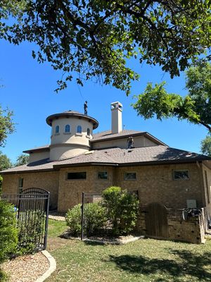Residential Roof Replacement using GAF - HDZ - Weathered Wood