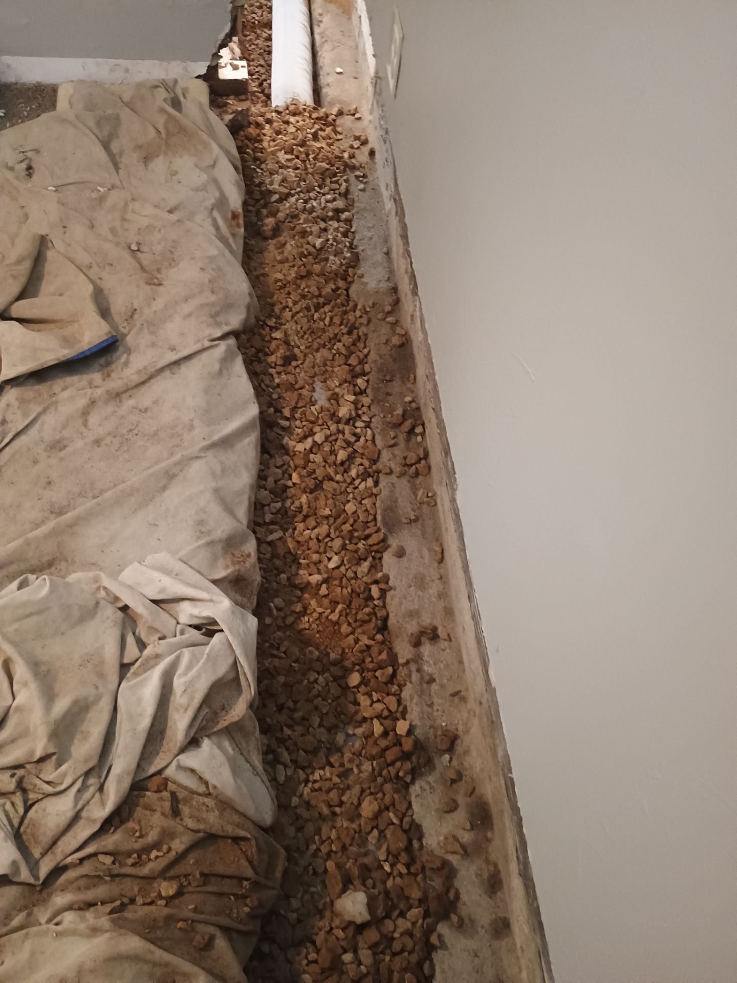 Drain Tile & a Sump Pump for our Property Management Partner by Waterproofing Northeast