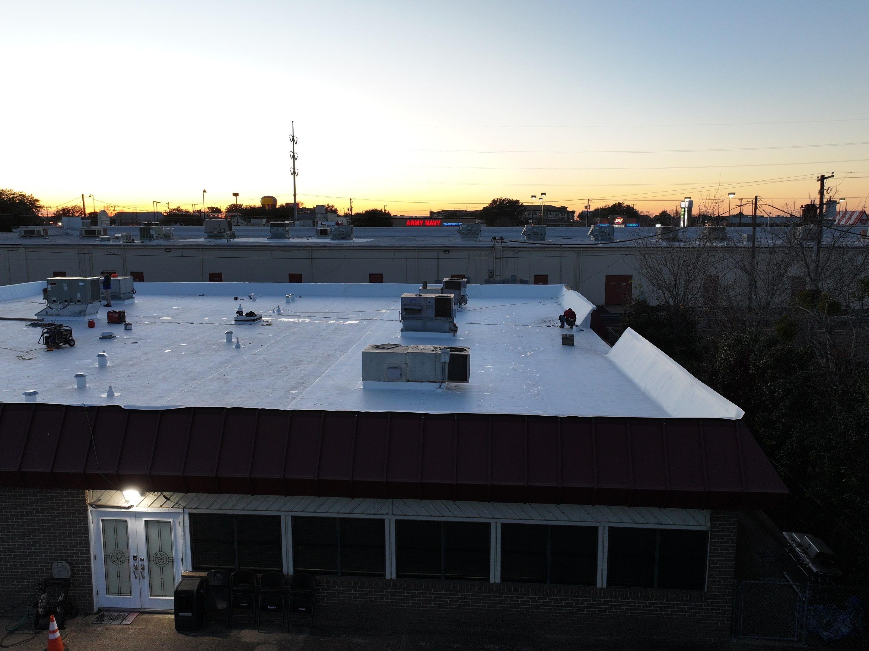 Commercial Roofing Installation using GAF Evergaurd TPO 60 Mil by Becker Roofing and Exteriors