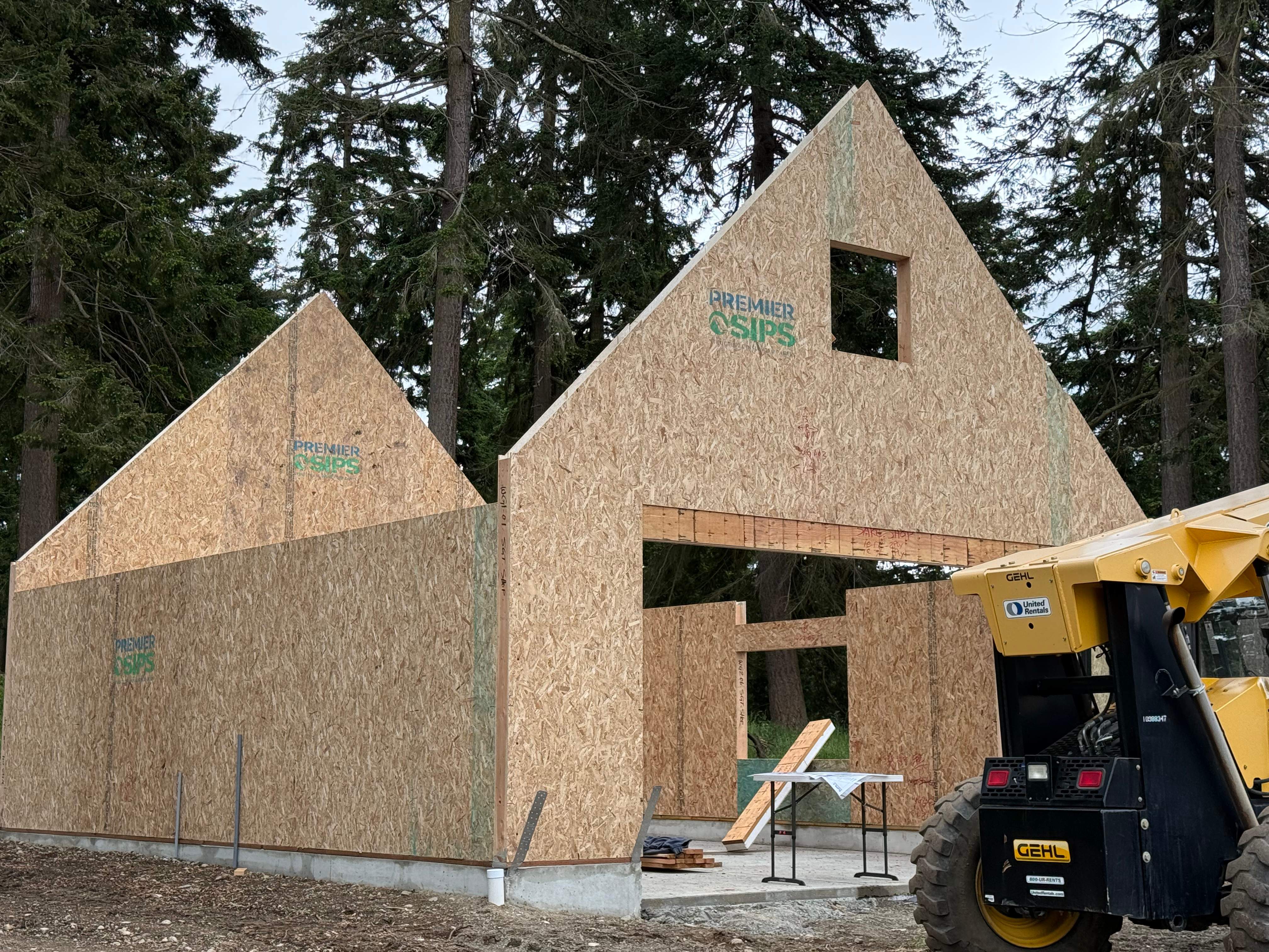 SIP Panel Framing by No 7 Development