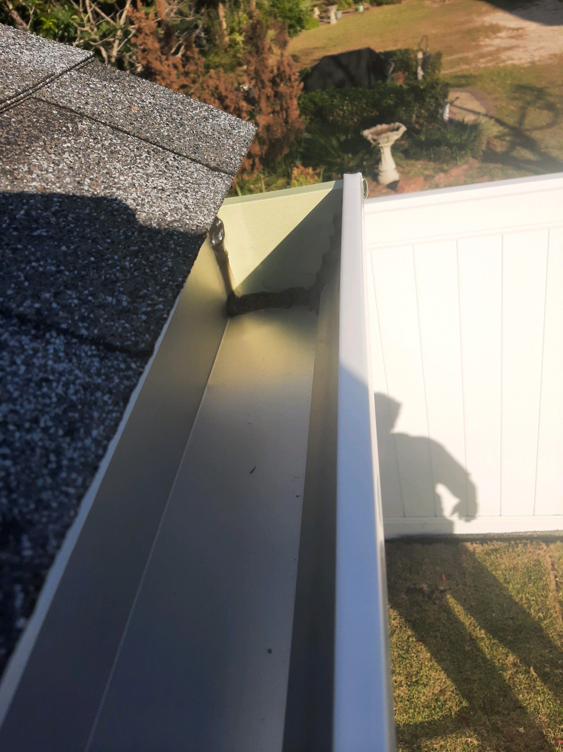 Gutter Installation using K-Style Seamless Gutters by Gutter Professors