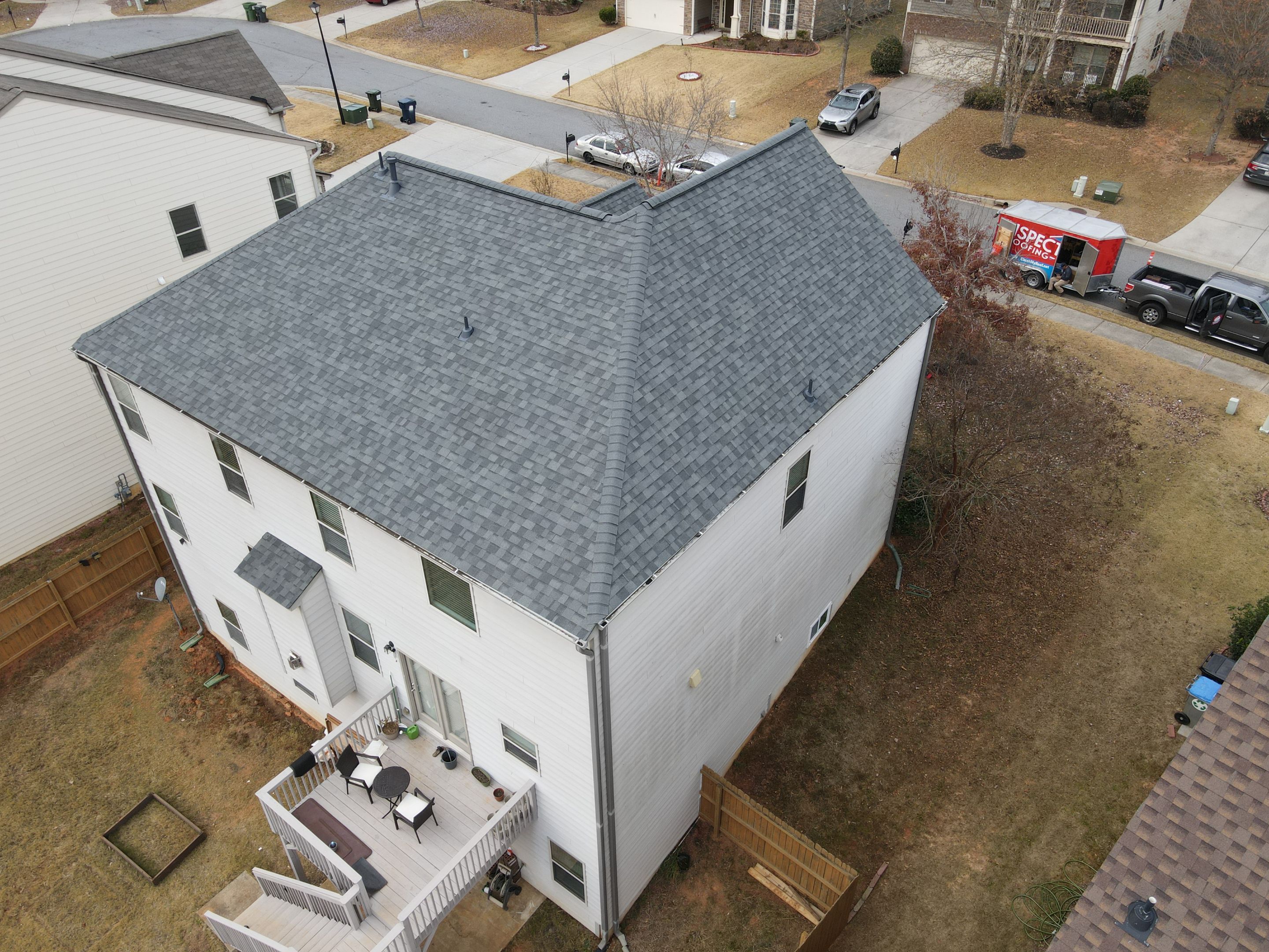 Residential Roofing Installation using Owens Corning by Inspector Roofing and Restoration