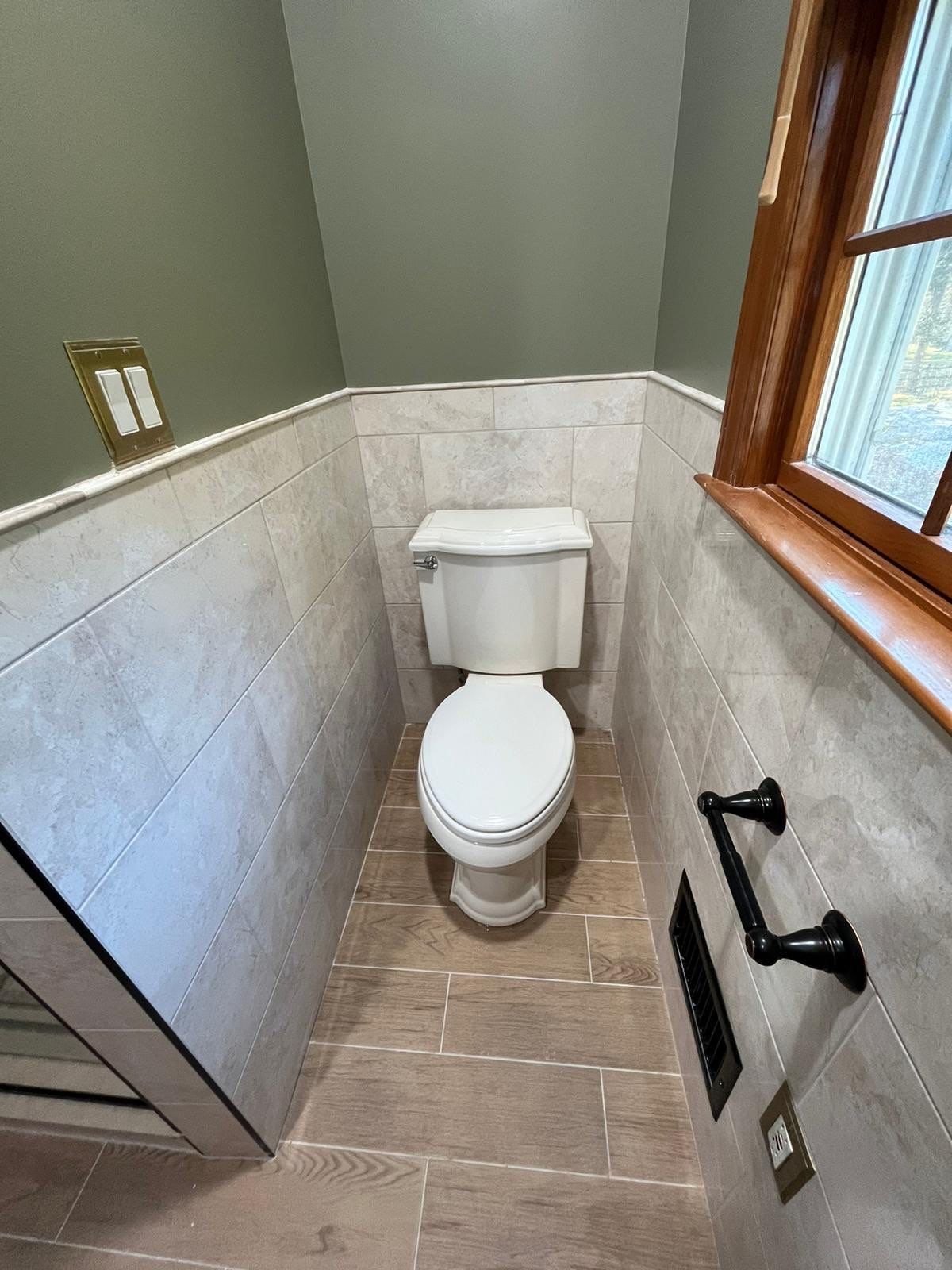 Bathroom Remodel using Tile by Home Concepts Construction