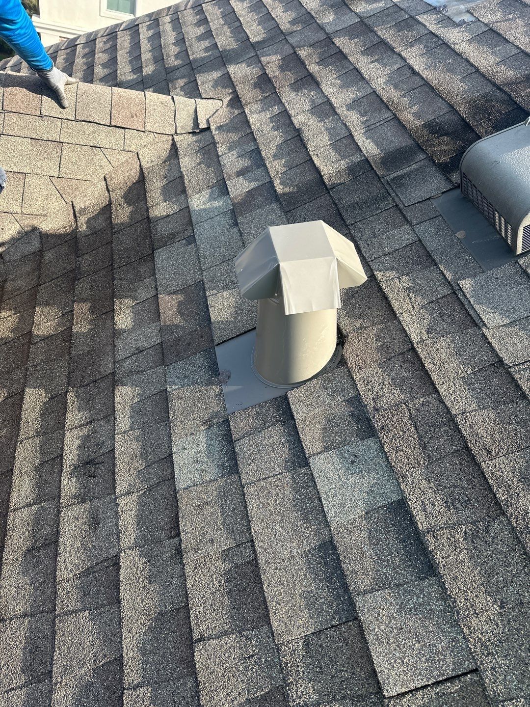 Hail Damage using Owen's Corning Duration (Lifetime) Shingles by Roof Repair Company