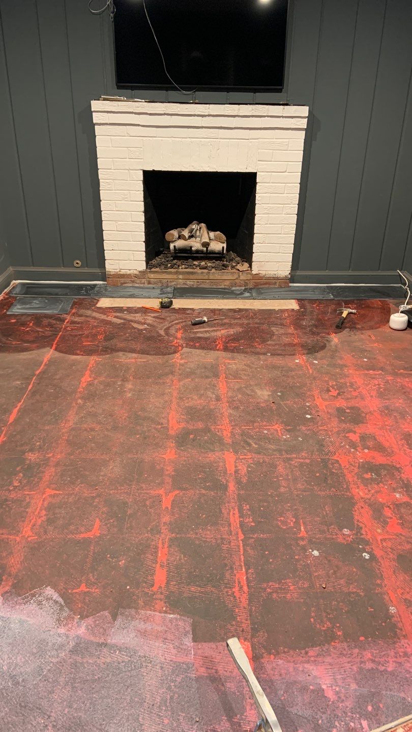 Slate Tile Installattion by Greenspring Construction Services